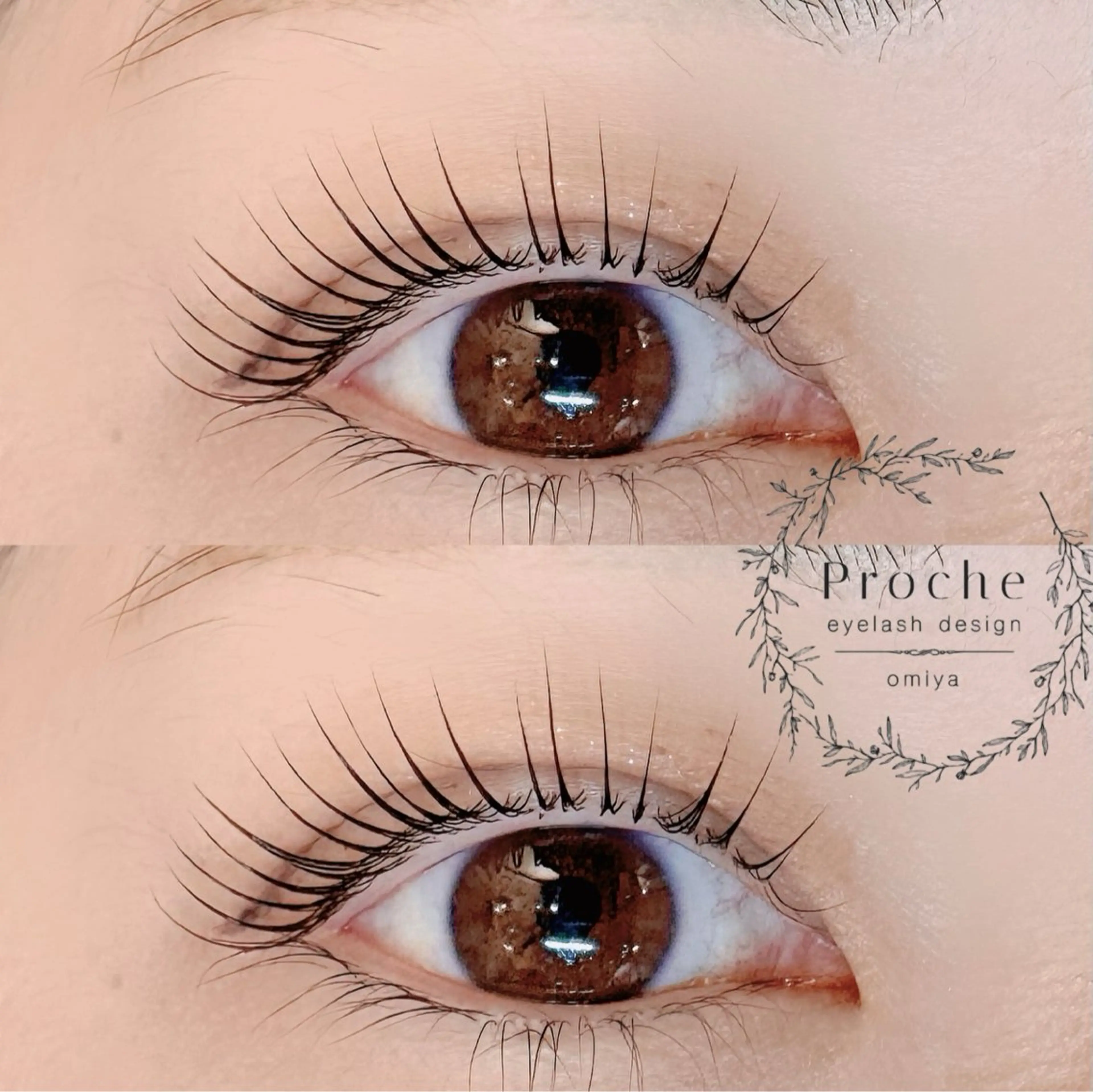 マツエク・マツパ Proche makikoのマツエク・マツパデザイン