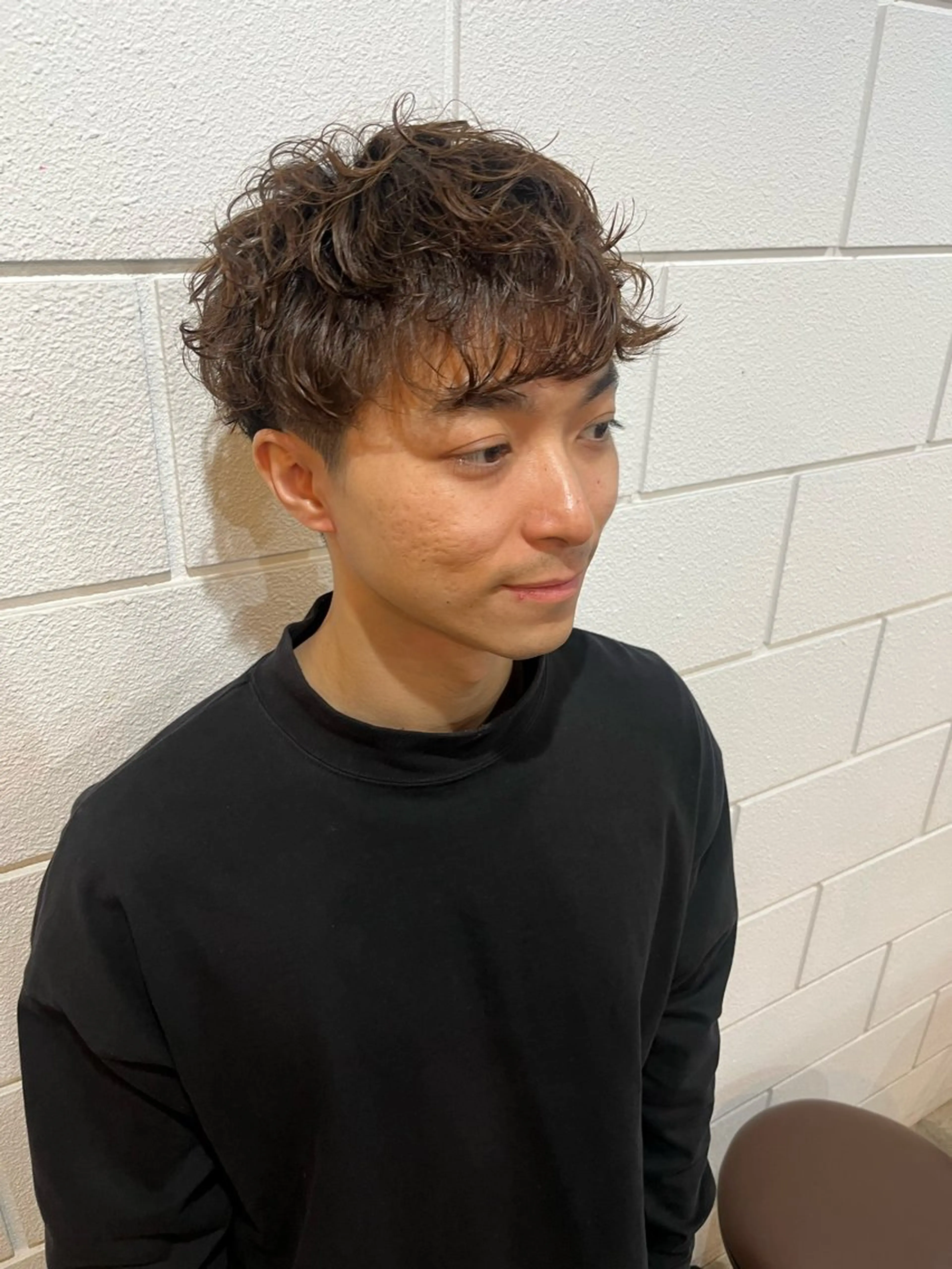 パーマ メンズ パーマ 小沼采唯👧🏼 海好きオヌちゃんのヘアスタイル