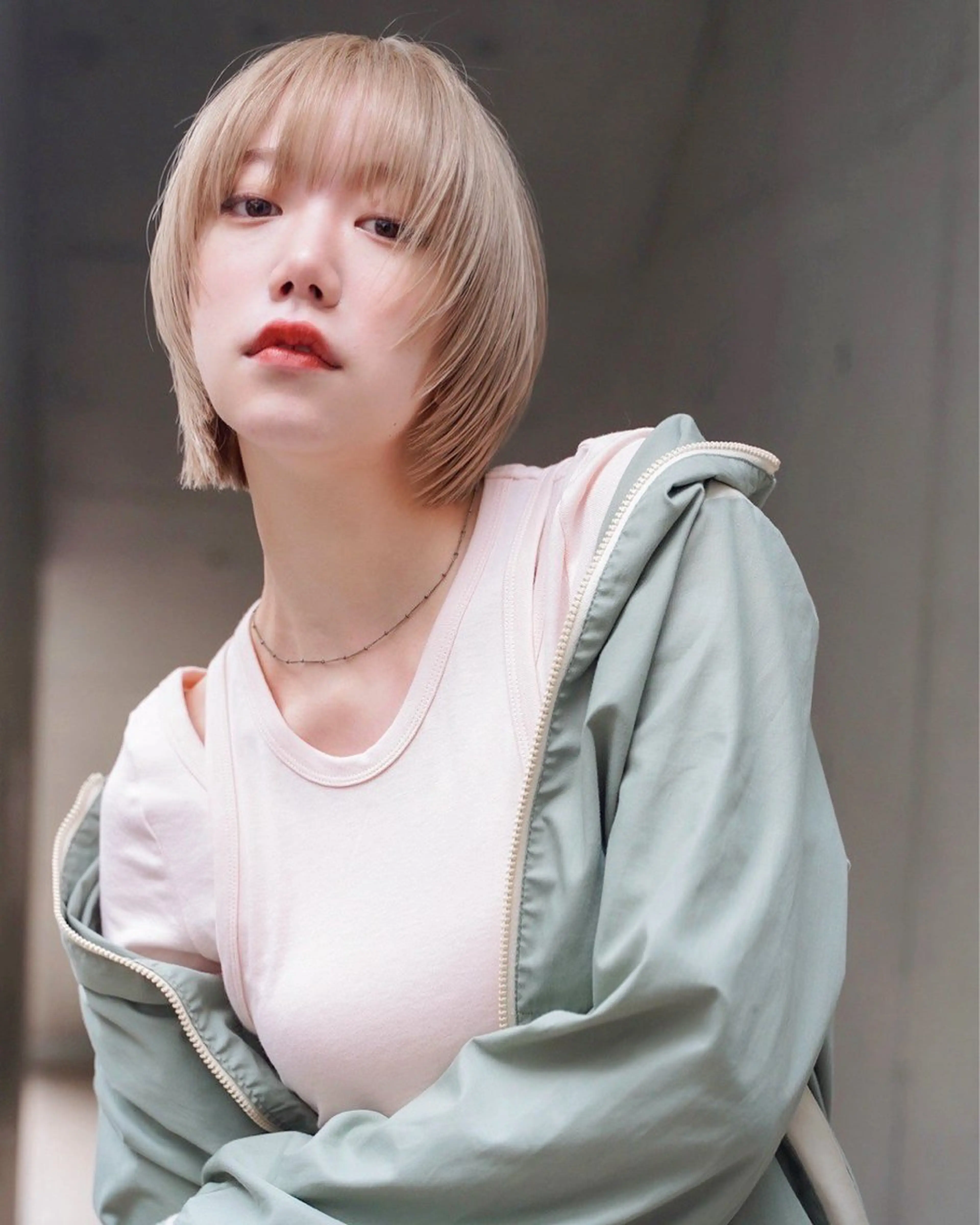 ショート カラー ヘアアレンジ ショートレイヤー ベージュカラー ダブルカラー レイヤーカット ショートヘア 💐ナチュラルヘア Kroda💐のヘアスタイル