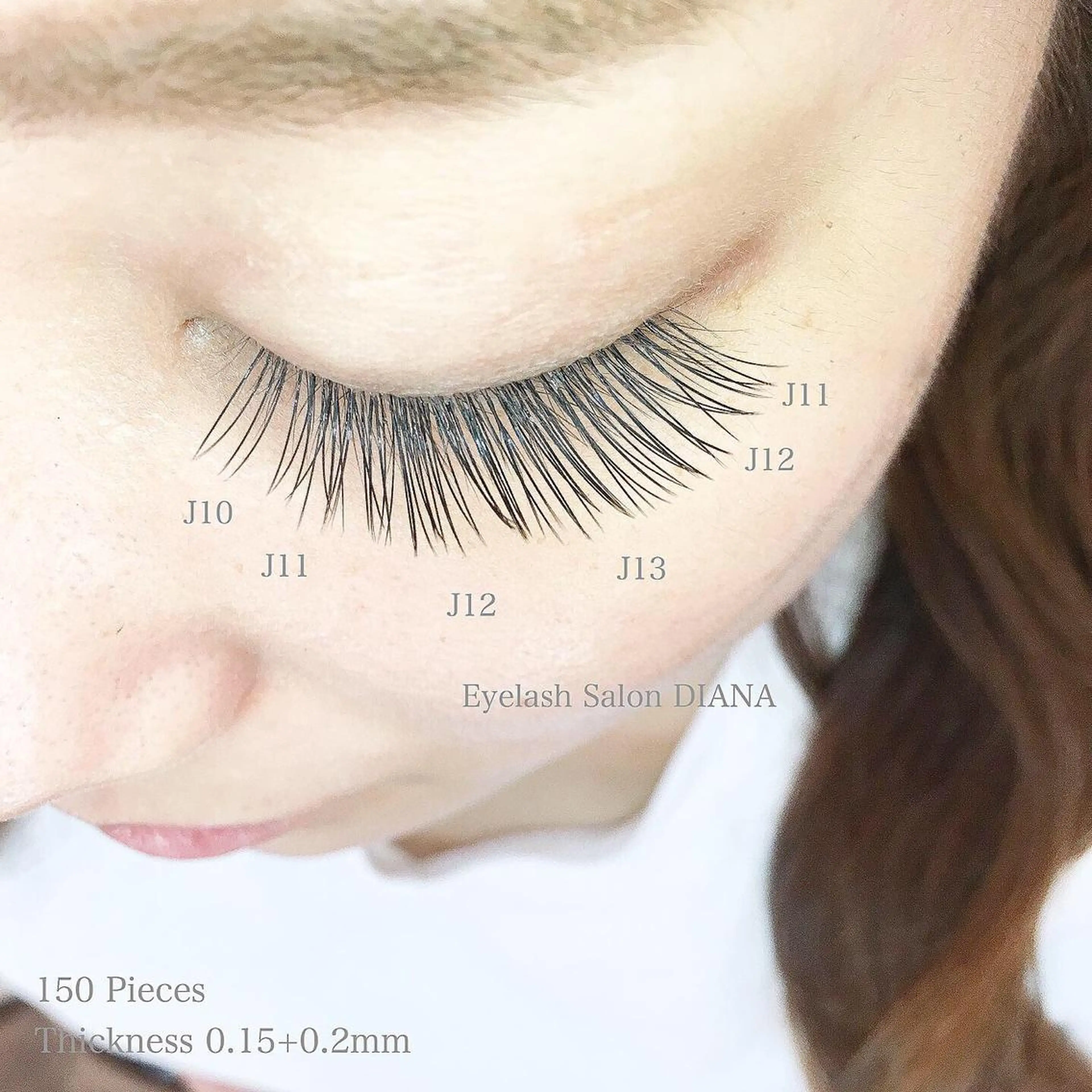 マツエク・マツパ Jカール DIANA ·͜· Hamadaのマツエク・マツパデザイン