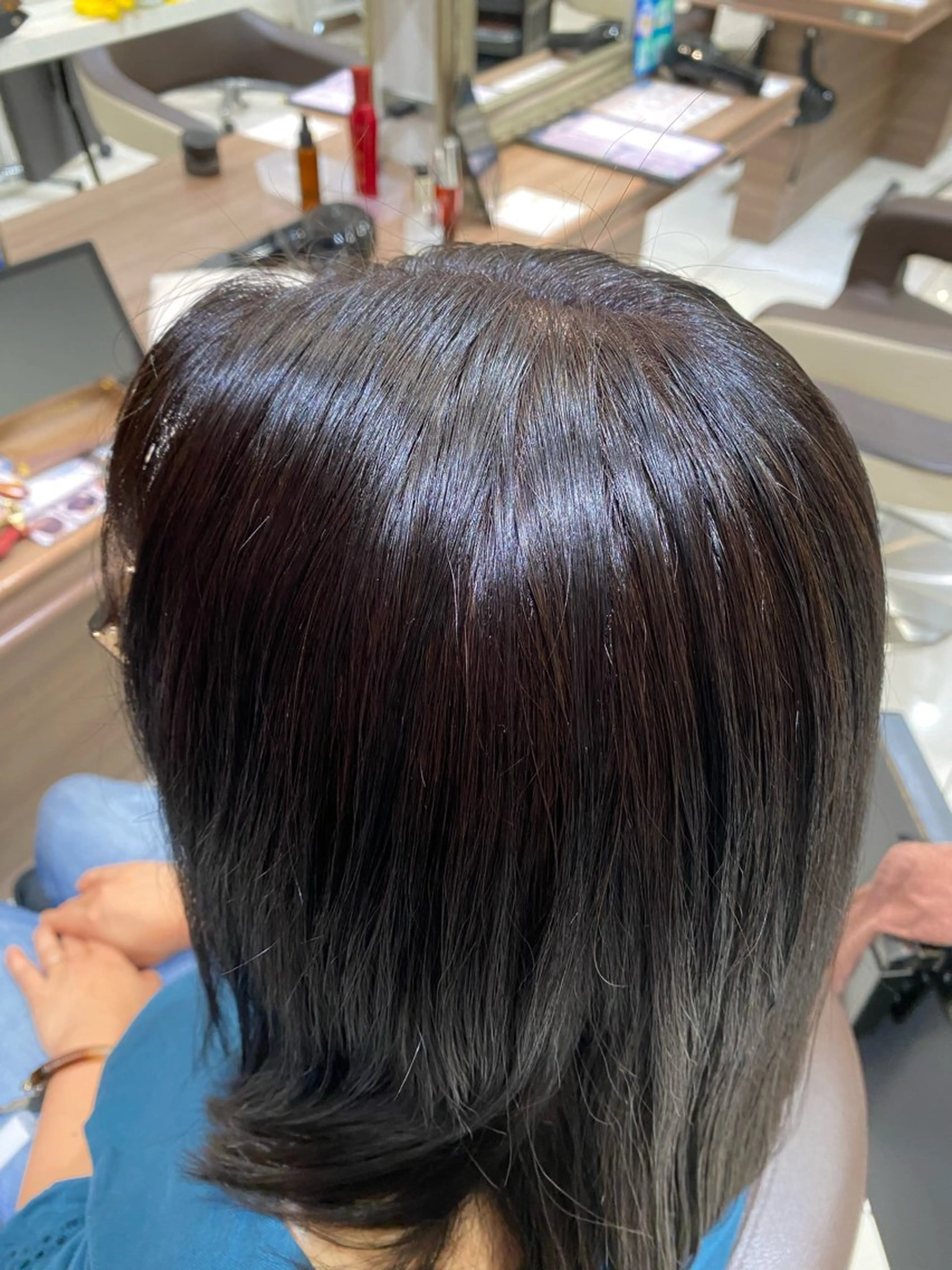 セミロング カラー 当日予約可能✨ モデル募集中/金井祥のヘアスタイル