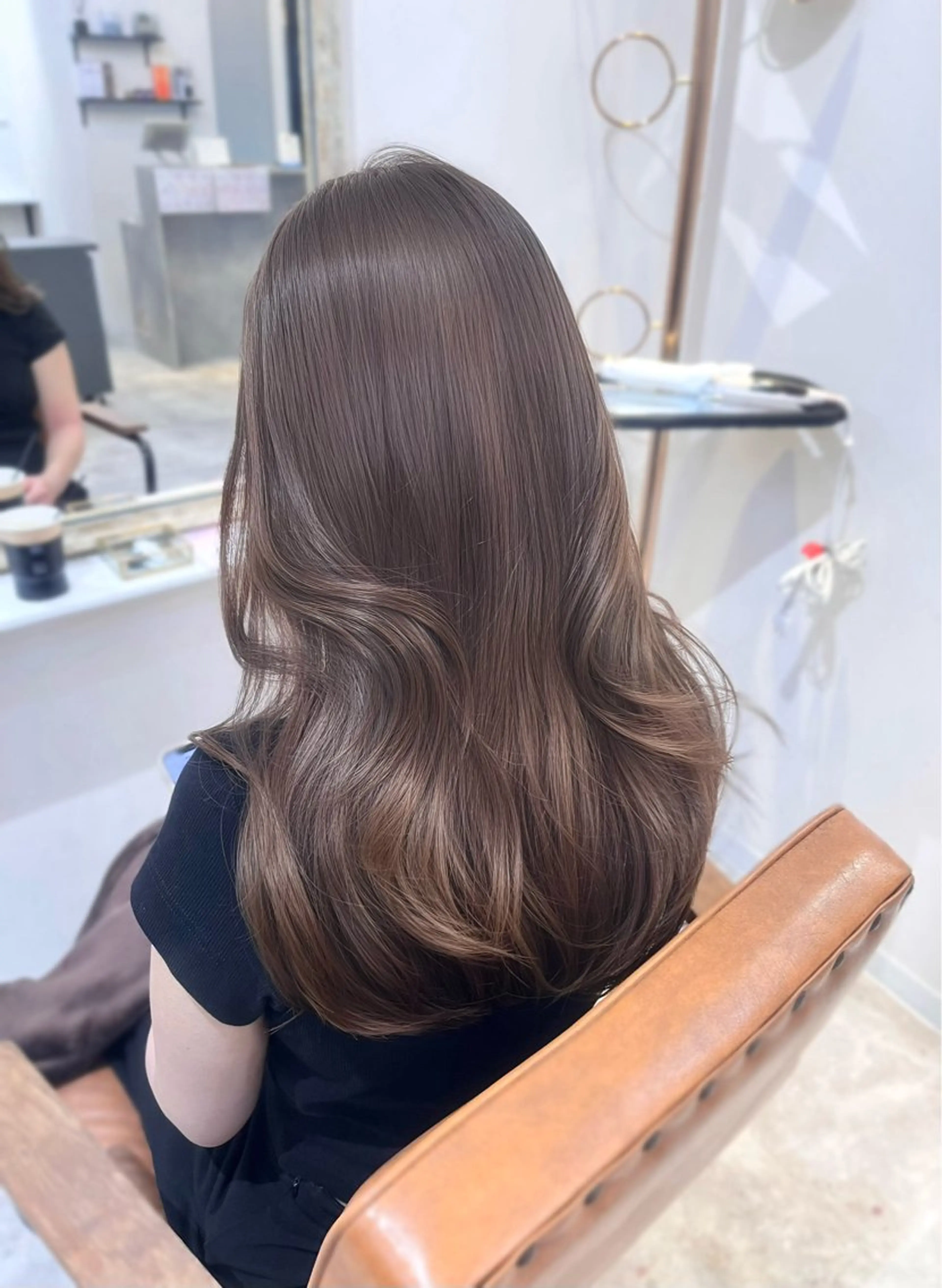 ミディアム カット ヘアカラー トレンド韓国モテヘア Natsuki🌛のヘアスタイル