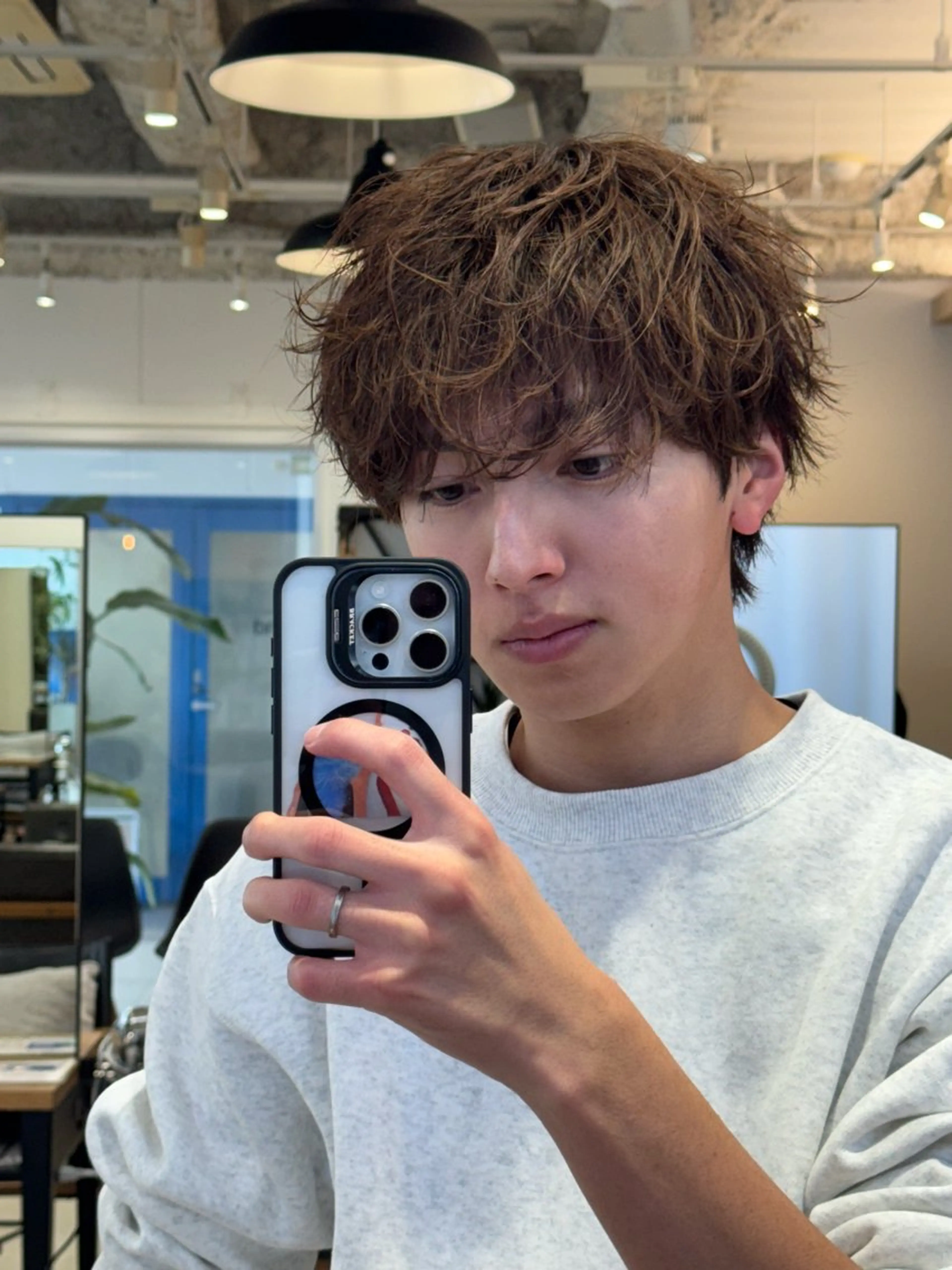 パーマ メンズ 🐋湊 ゆうき 🫧のヘアスタイル