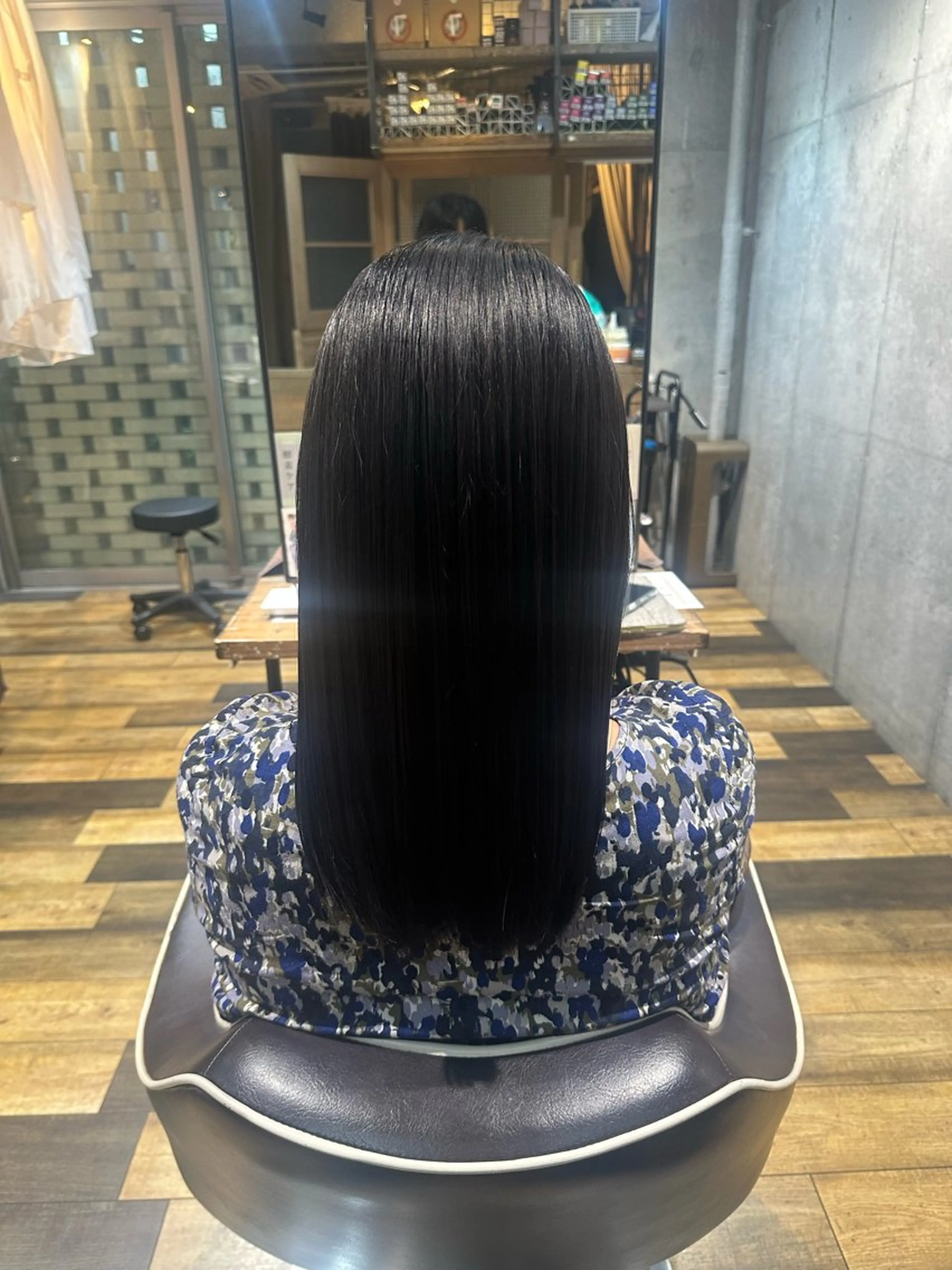 セミロング カラー ヘアカラー トリートメント flannel 優介のヘアスタイル