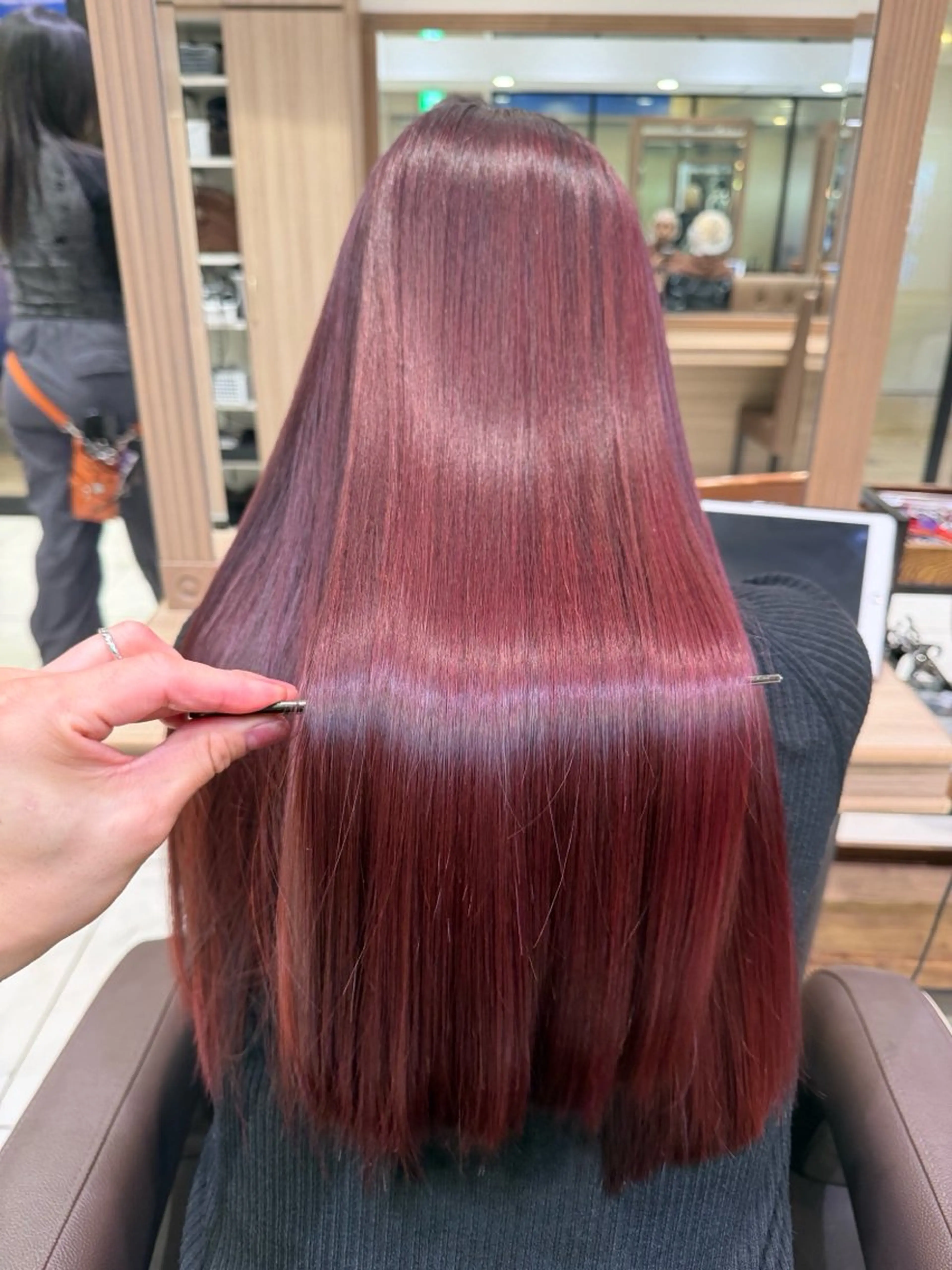 ロング 縮毛矯正 華澄🌸カラーモデル 縮毛モデル募集中🌸のヘアスタイル