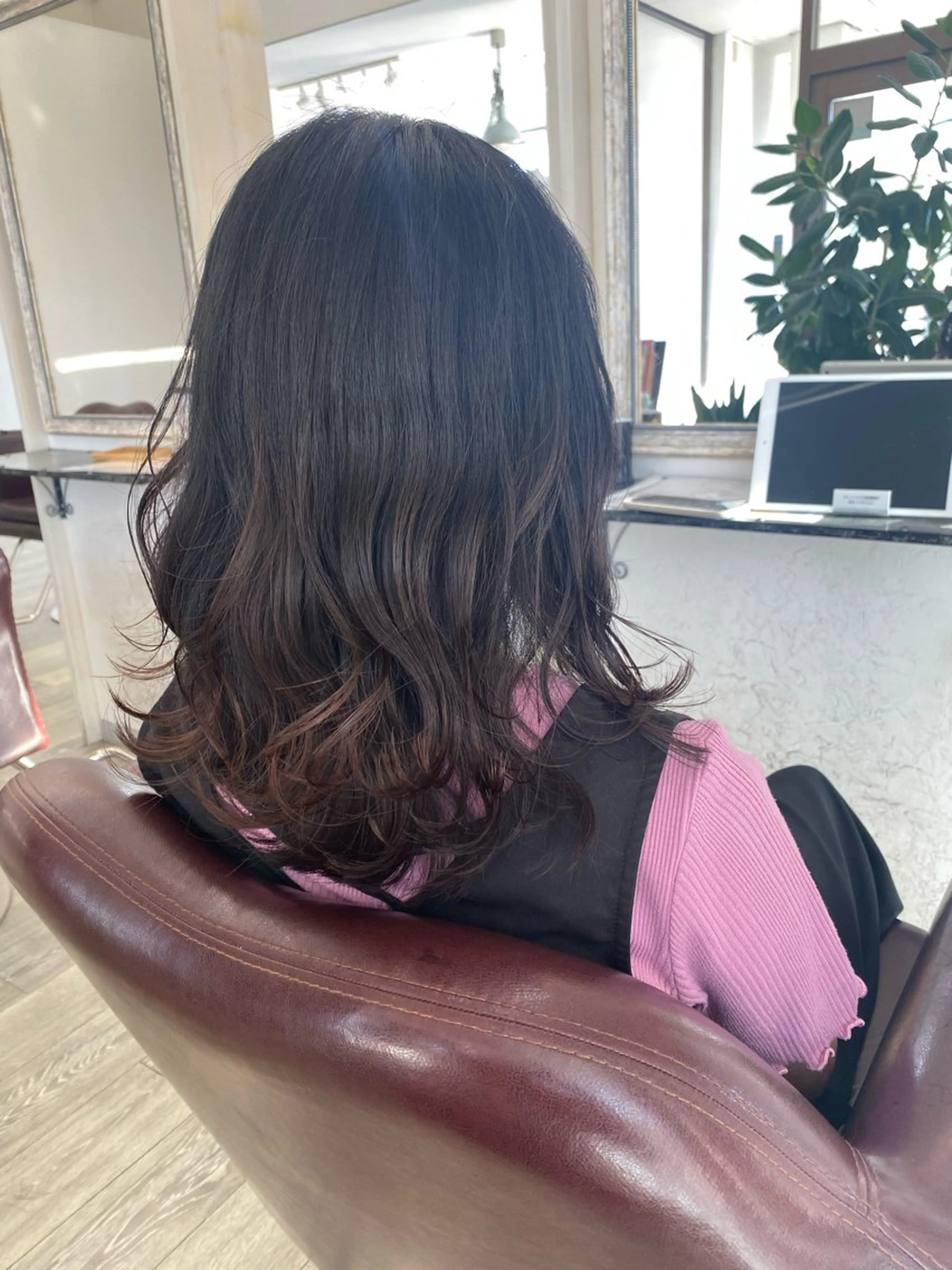 ミディアム カット 足利/透明感カラー/ GRACE/りおのヘアスタイル