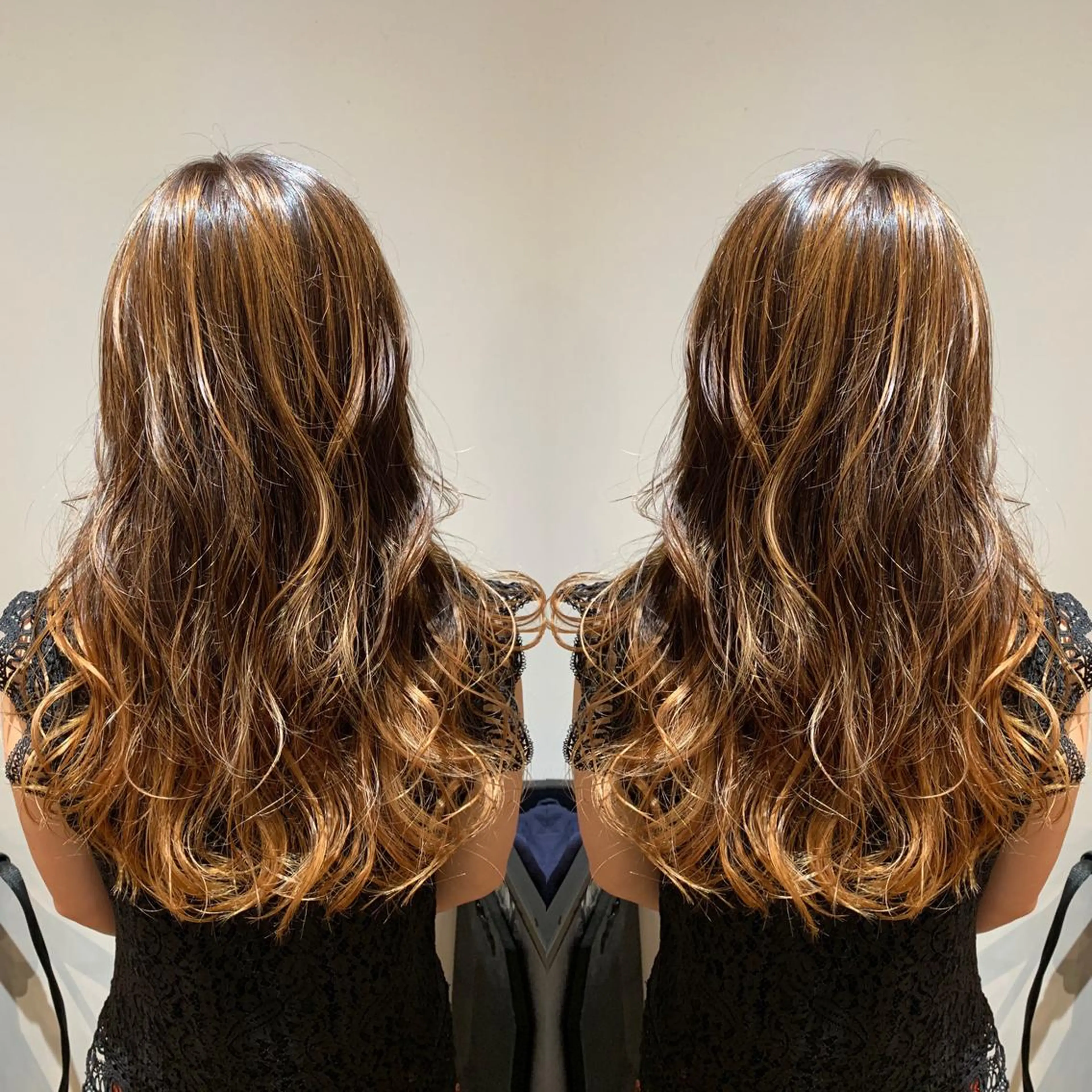 ロング カラー ヘアアレンジ ベージュカラー グラデーションカラー ハイライトカラー イルミナカラー ハイライト 髪質改善特化 ミサワコウキのヘアスタイル