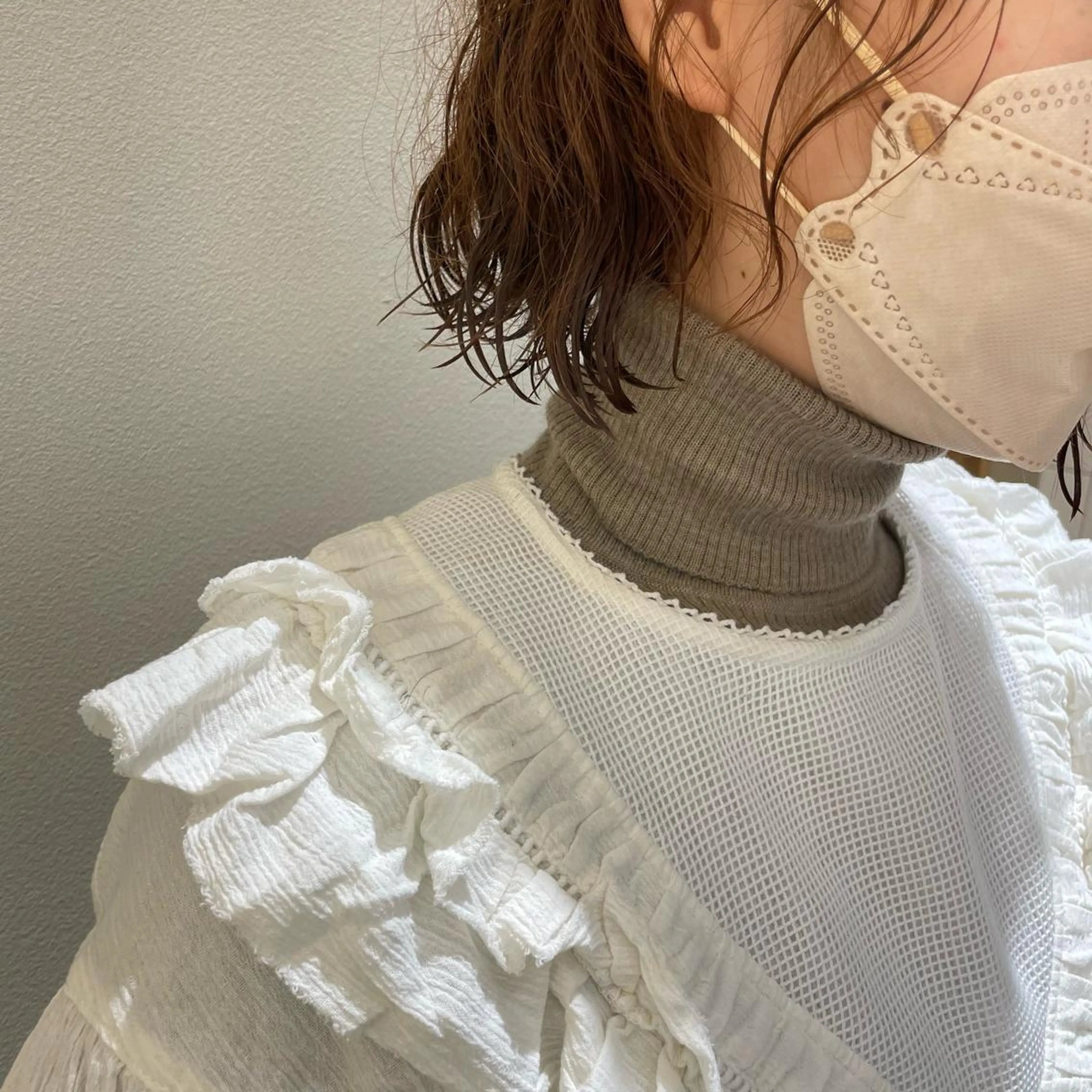 ミディアム 骨格診断/似合わせ カットあさみななこのヘアスタイル