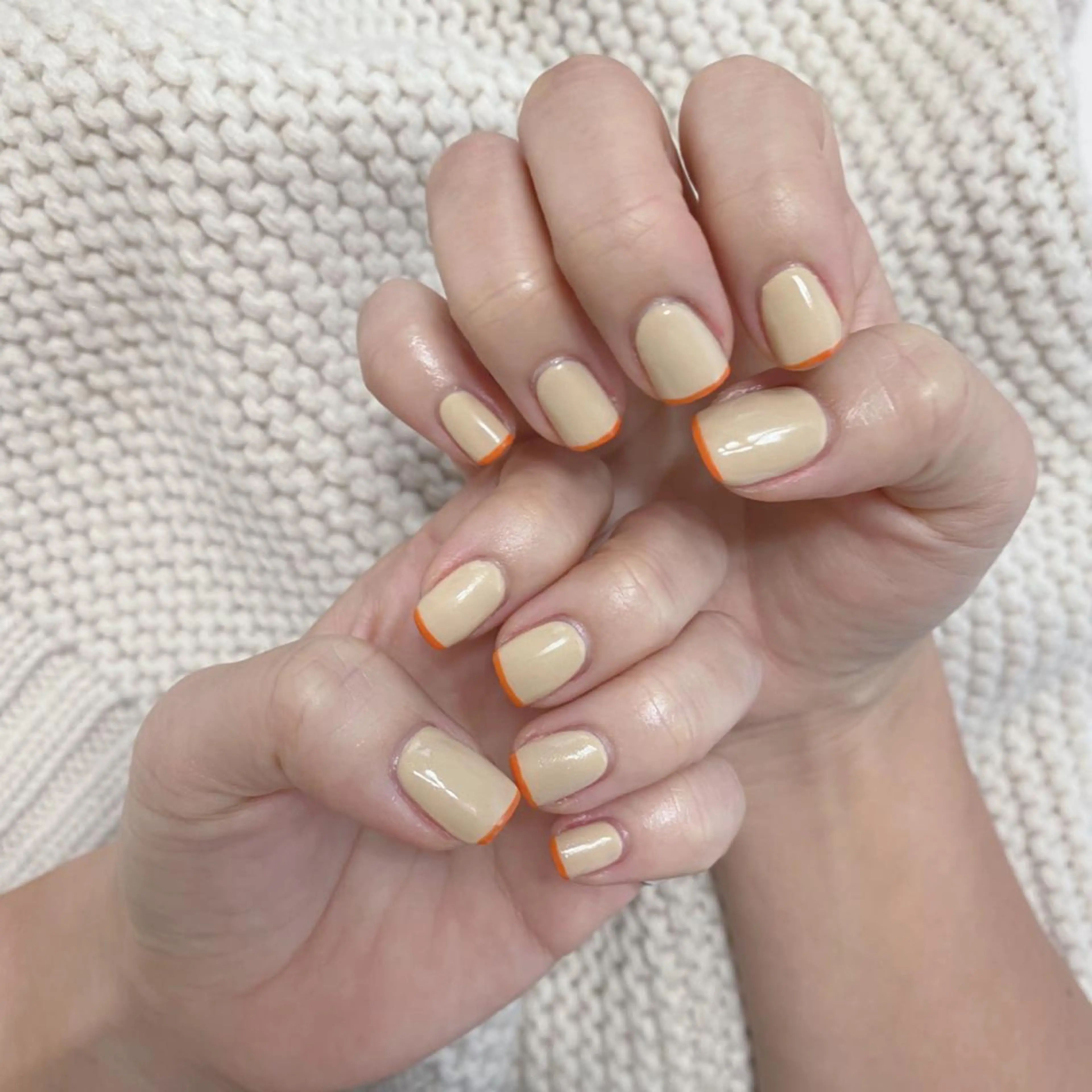 ネイル フレンチネイル スクエアネイル nailsalon ICHIのネイルデザイン