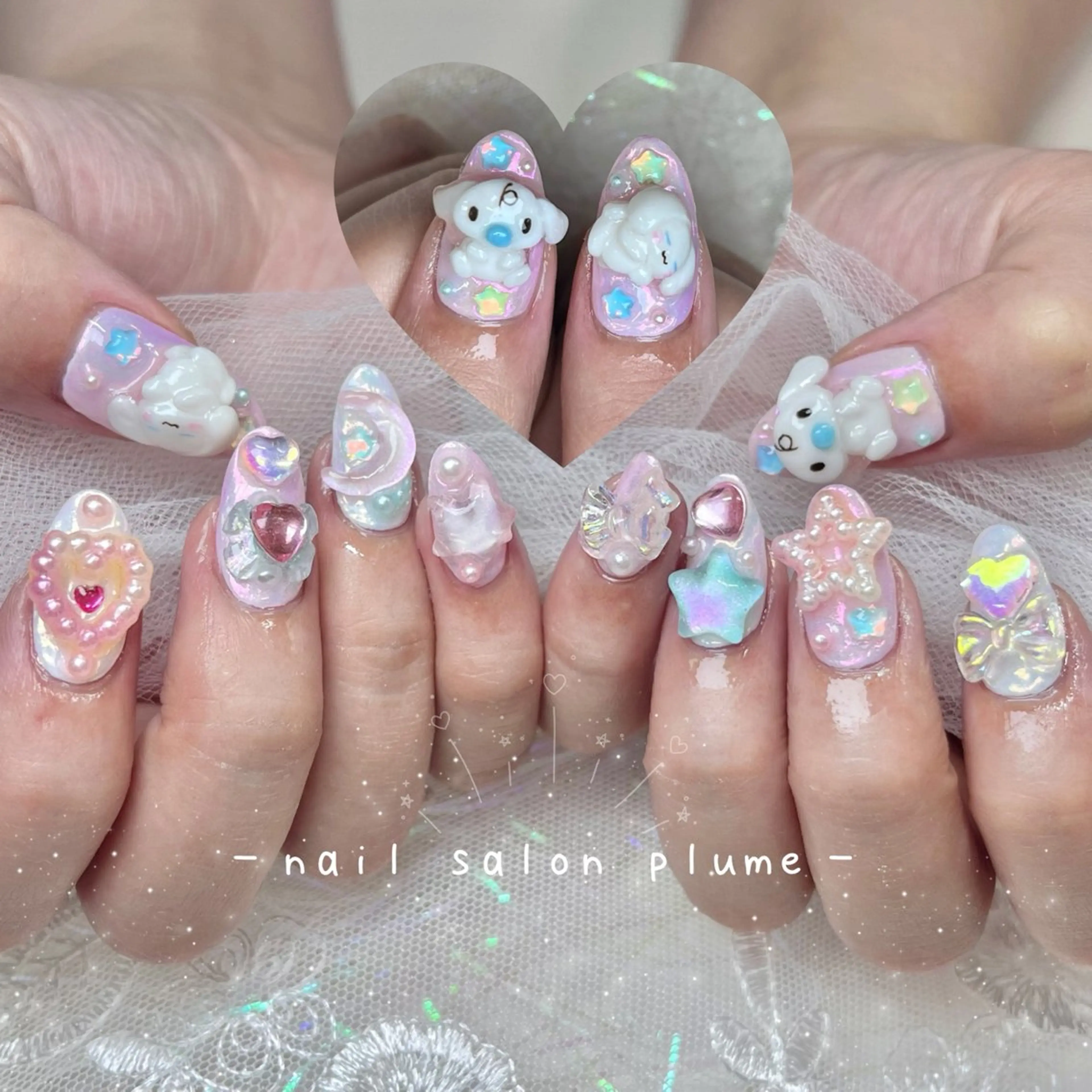 ネイル ハンドネイル plume nail ☆韓国ネイルのネイルデザイン