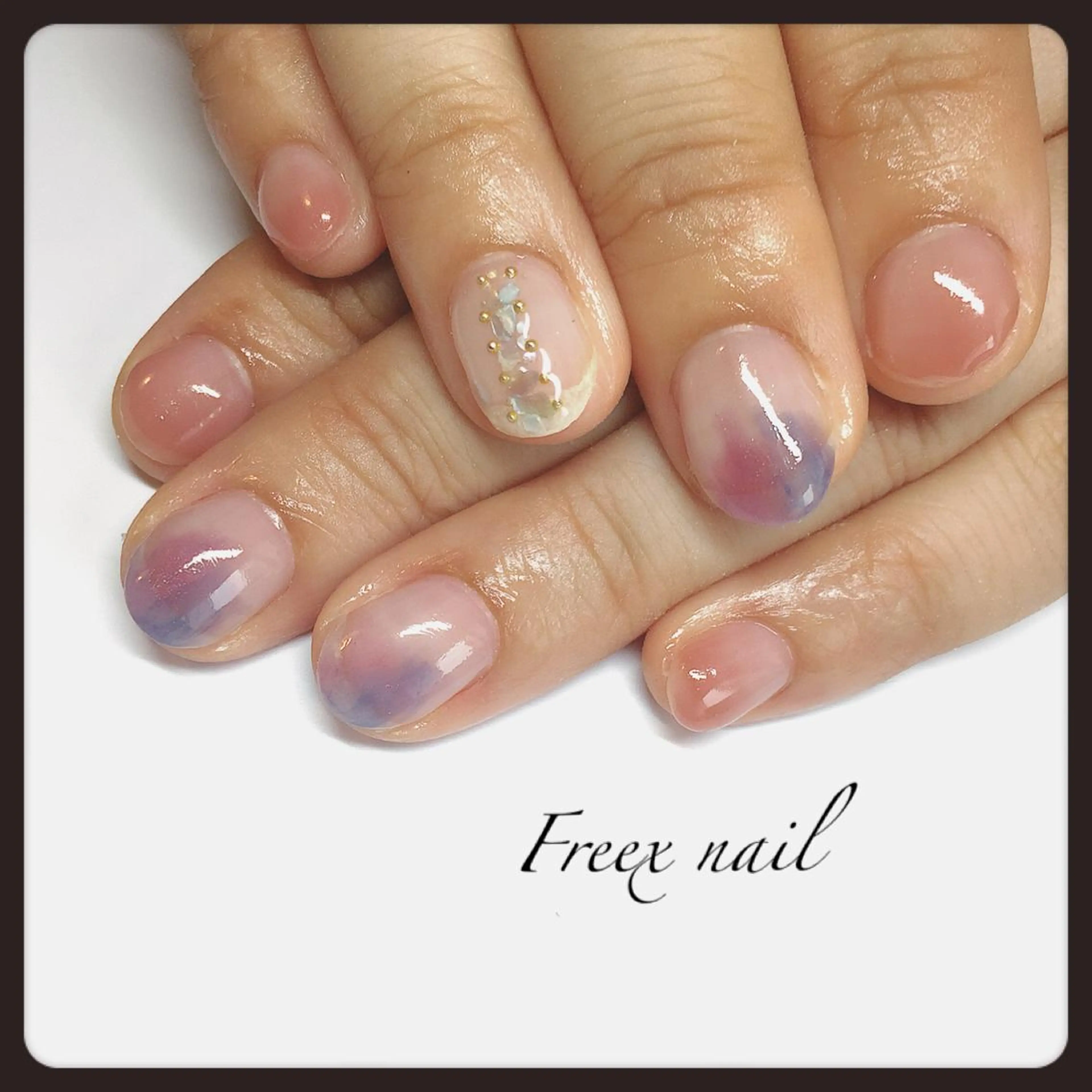 ネイル クリアネイル freex nail /ニュアンス/個性派のネイルデザイン