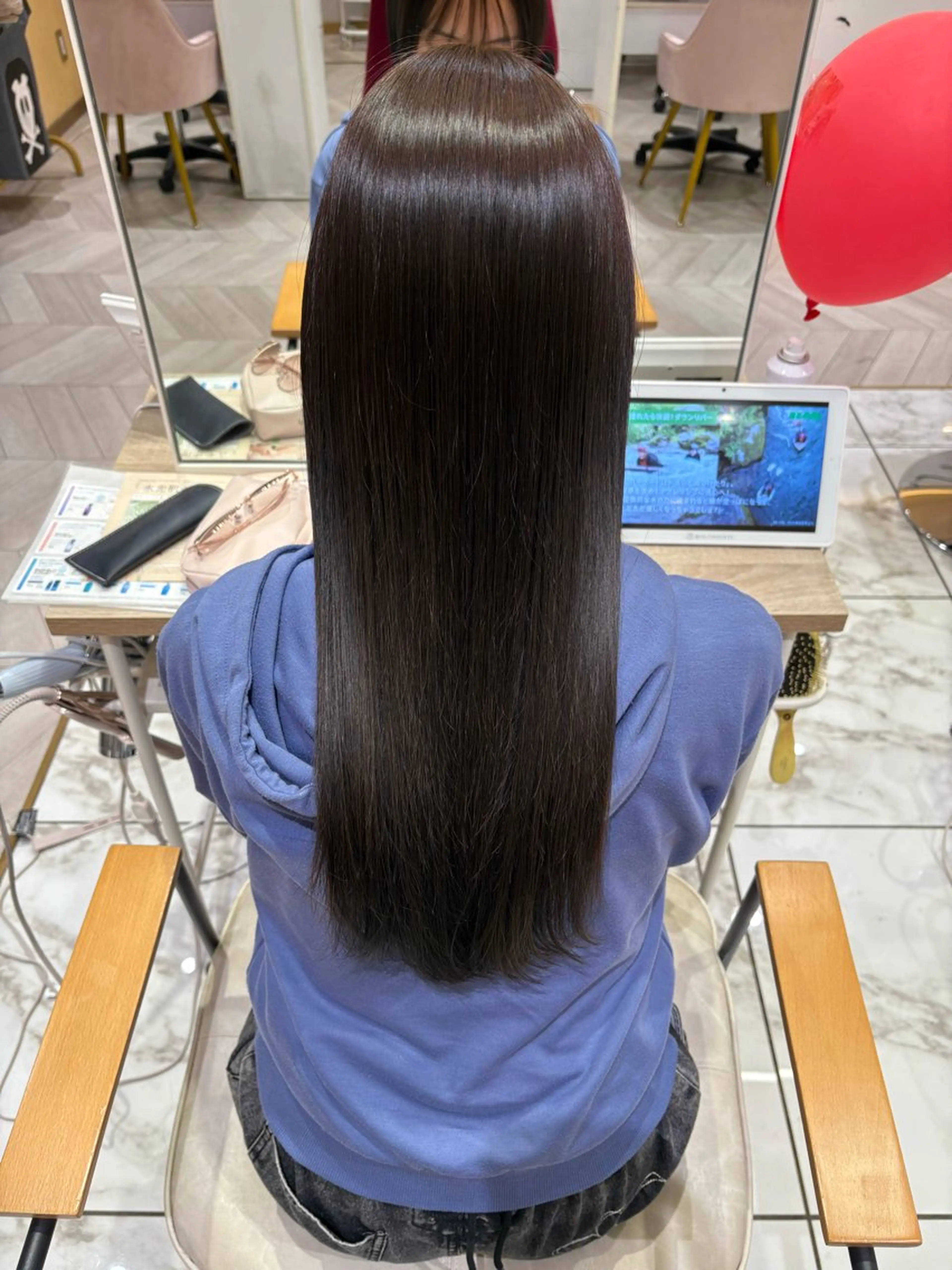 セミロング カラー ブリーチ ケアブリーチ ダブルカラー グラデーションカラー ハイライトカラー 似合わせカラー/ RENのヘアスタイル