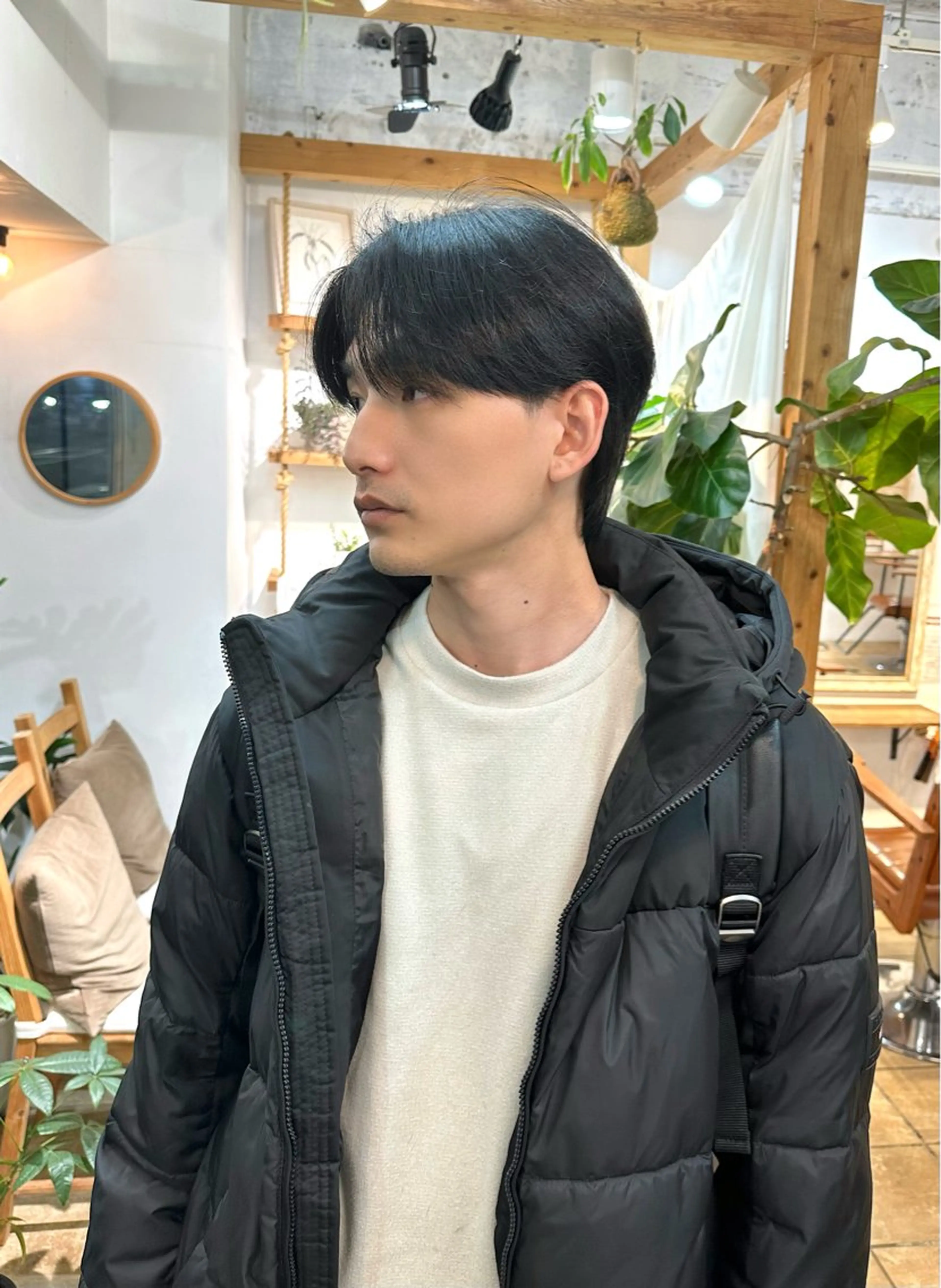 メンズ センターパート 渋谷 メンズヘア⭐️ タニグチヨシユキのヘアスタイル