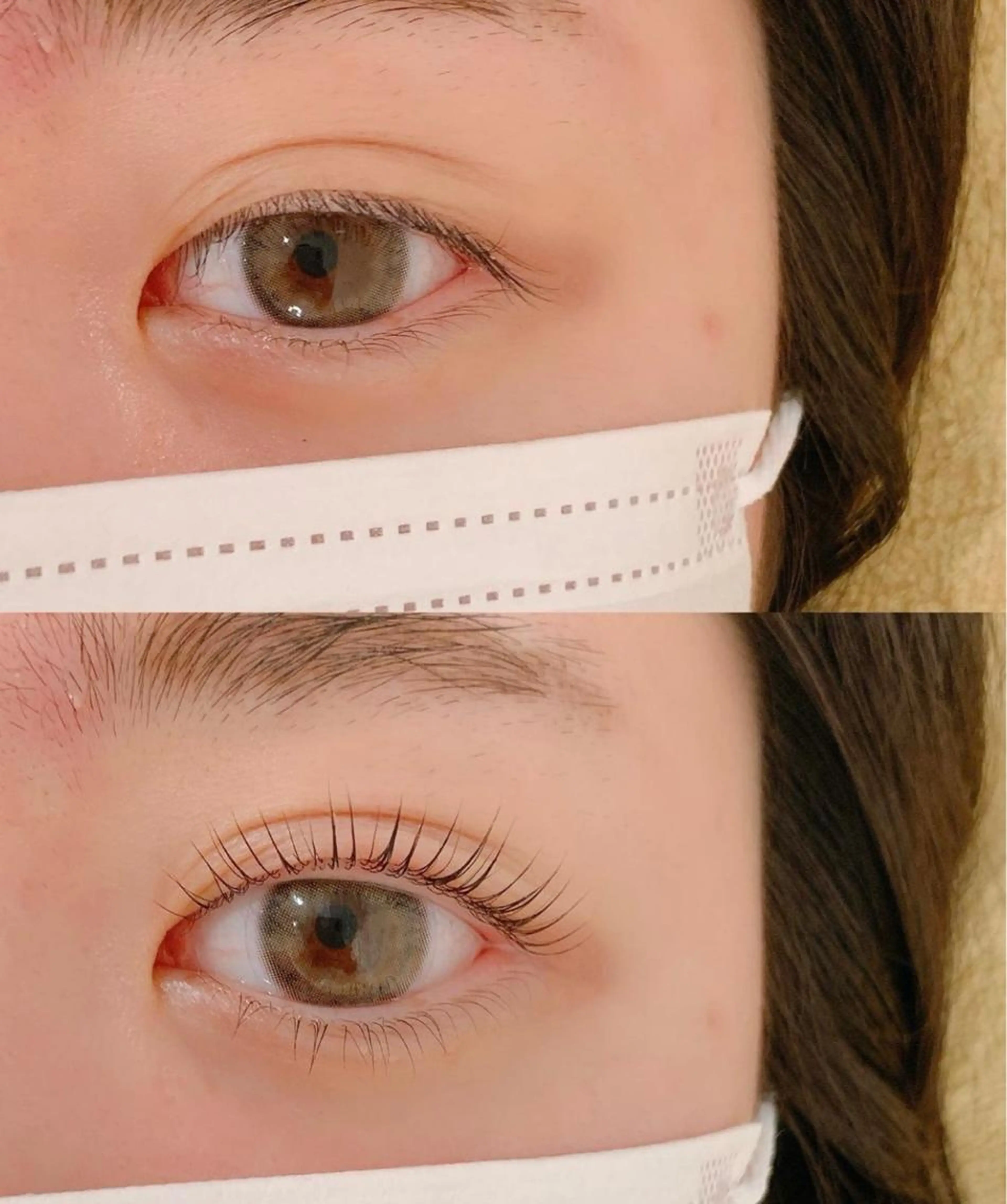 下まつ毛パーマの写真