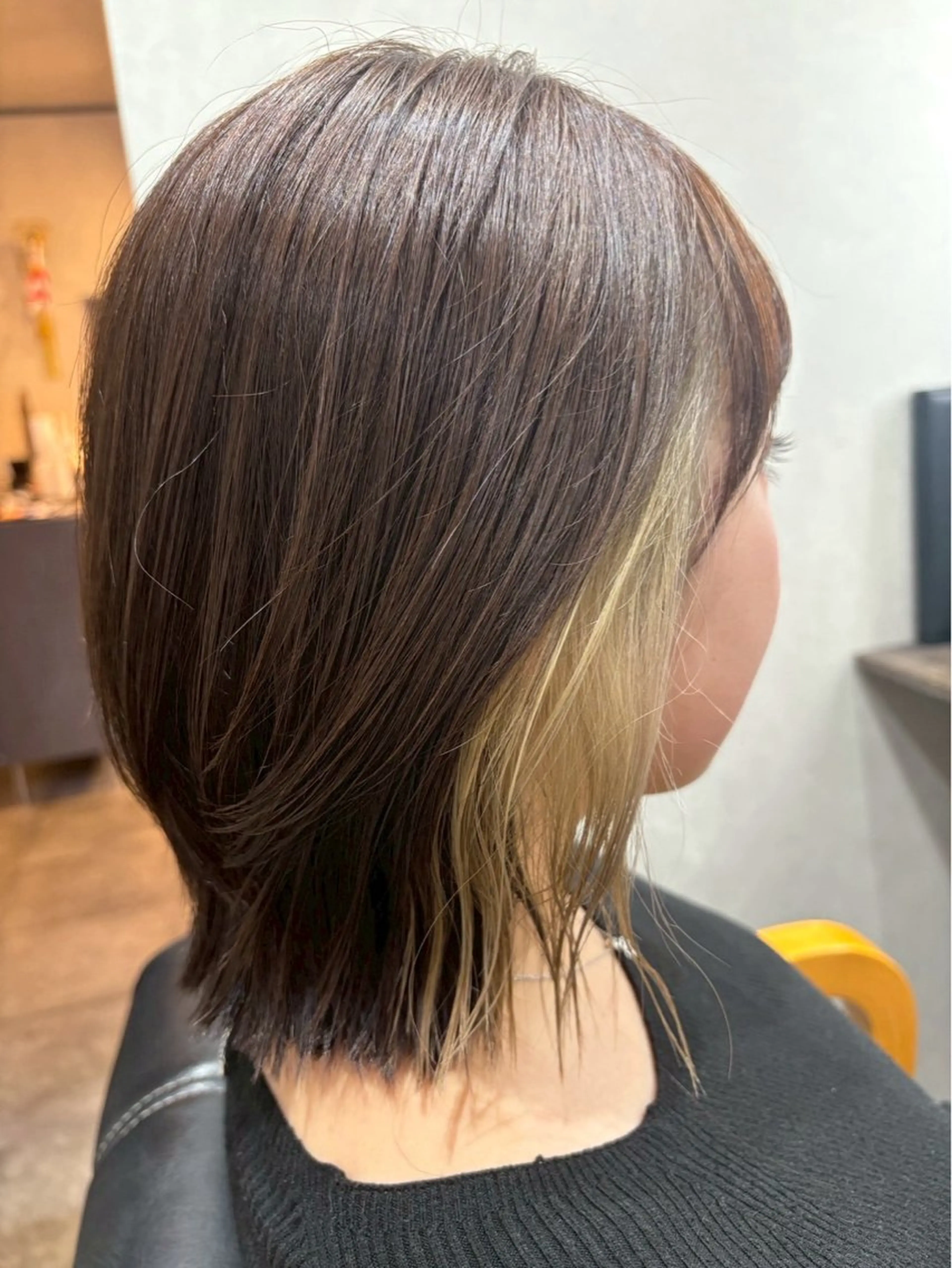 ミディアム ヘアカラー トリートメント 白鳥 正孝のヘアスタイル