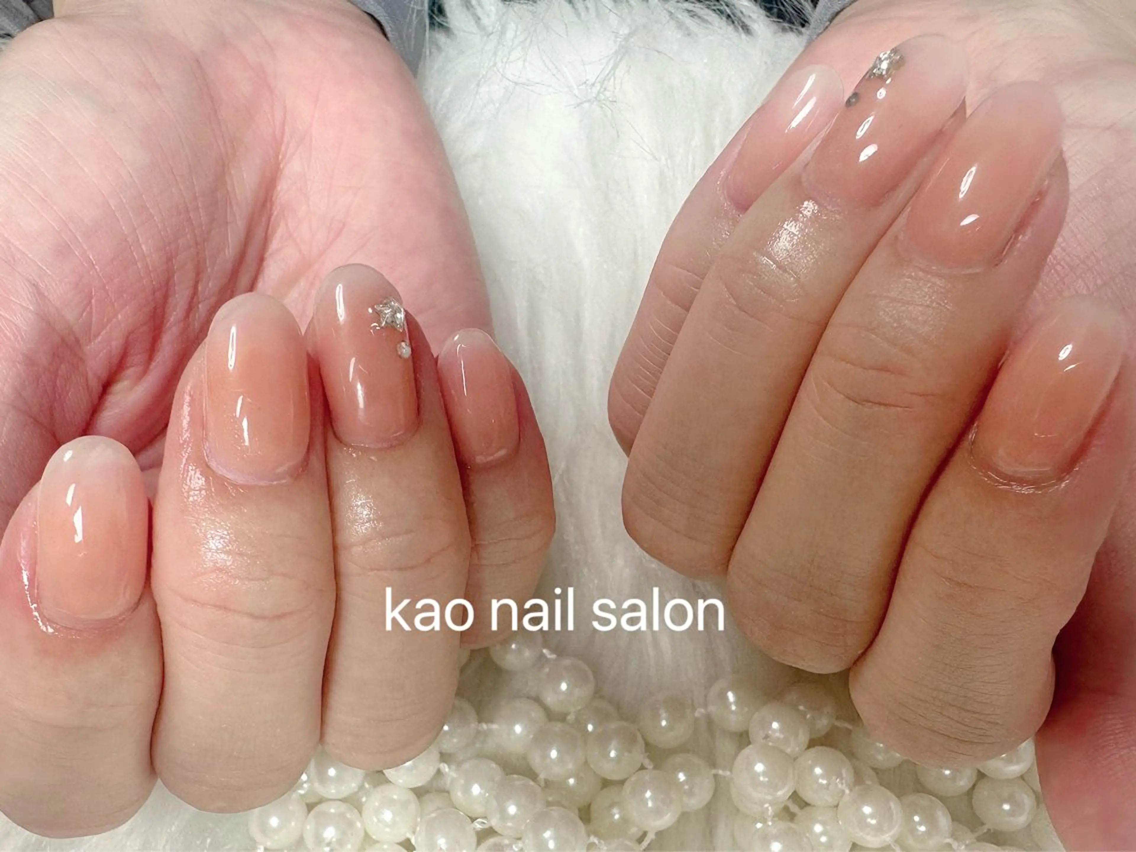ネイル ハンドネイル kao nail マグネット/長さだしのネイルデザイン