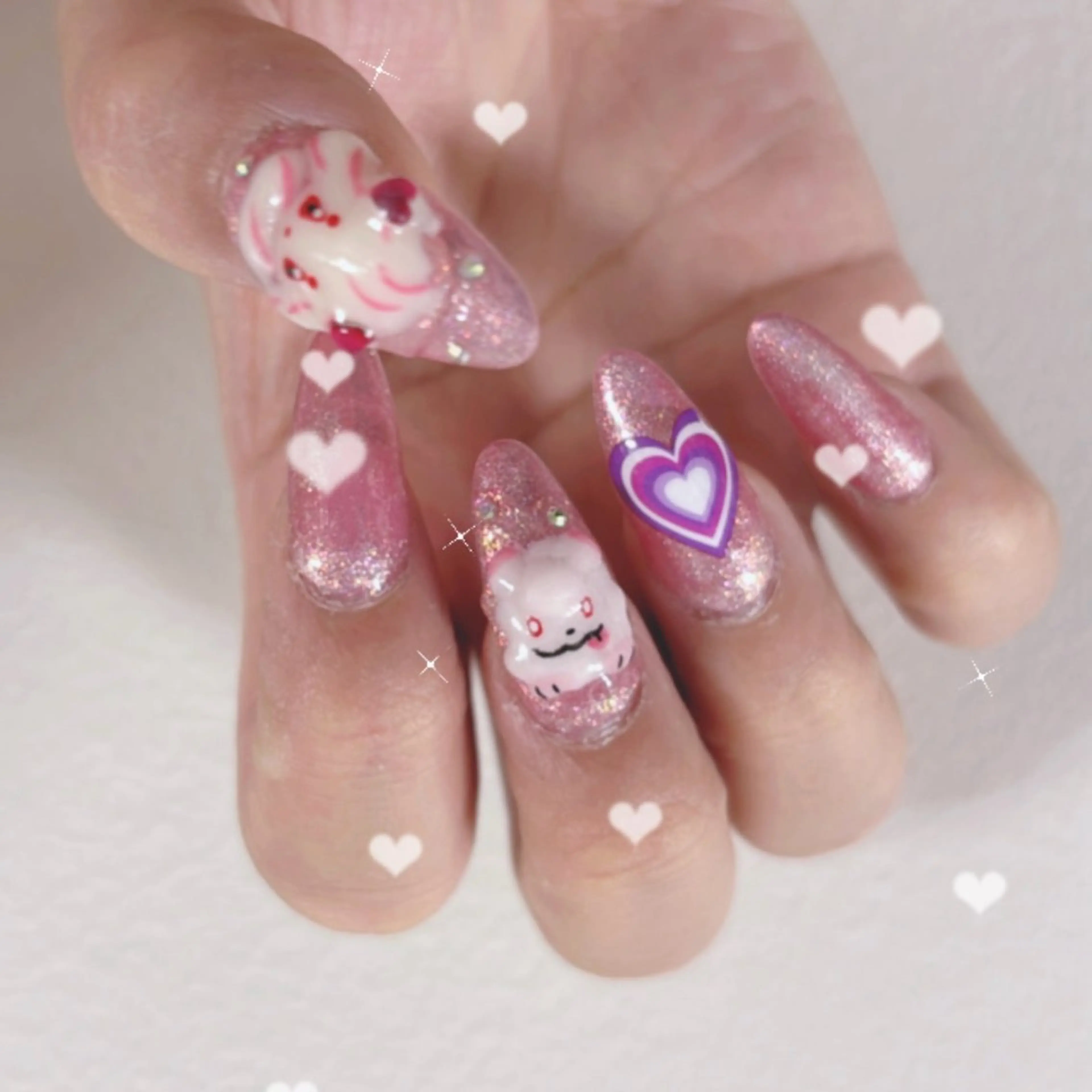韓国ガーリー🎀 岐南🤍ななみのネイルデザイン