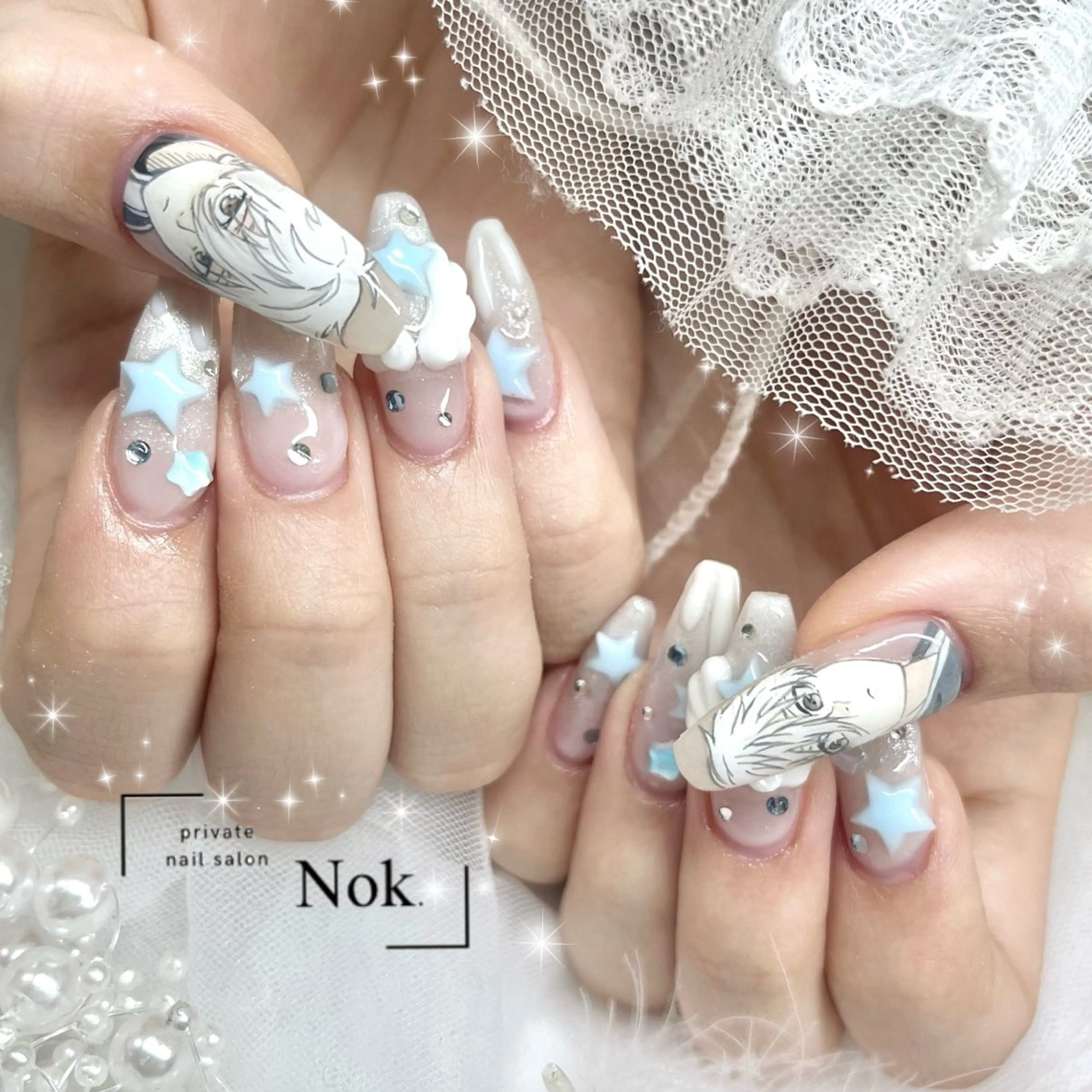 ネイル ハンドネイル 池袋痛ネイル Nok. 渡辺のネイルデザイン
