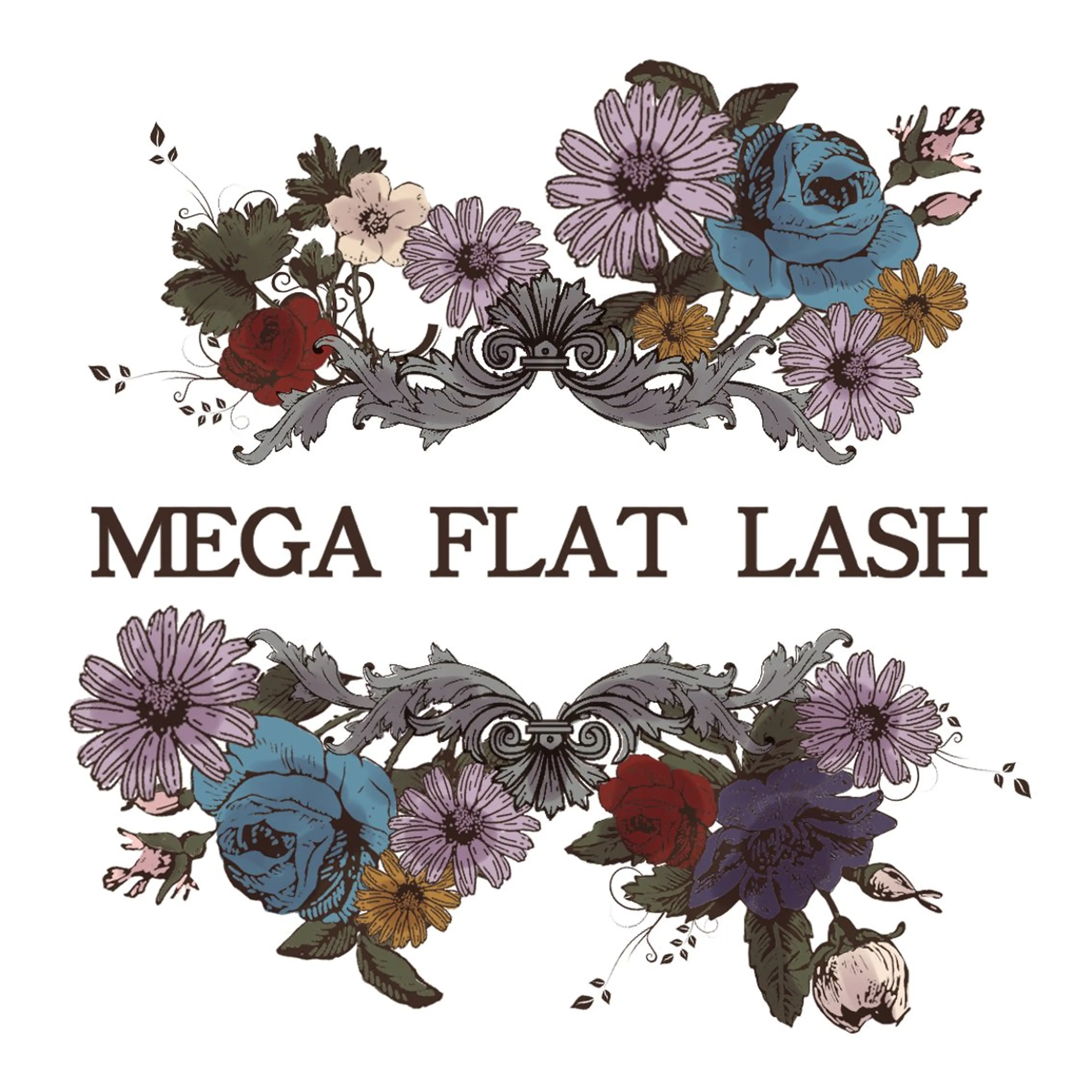 【超軽量&ボリューム◎】メガフラットラッシュ120束（360本）LEDで装着の写真