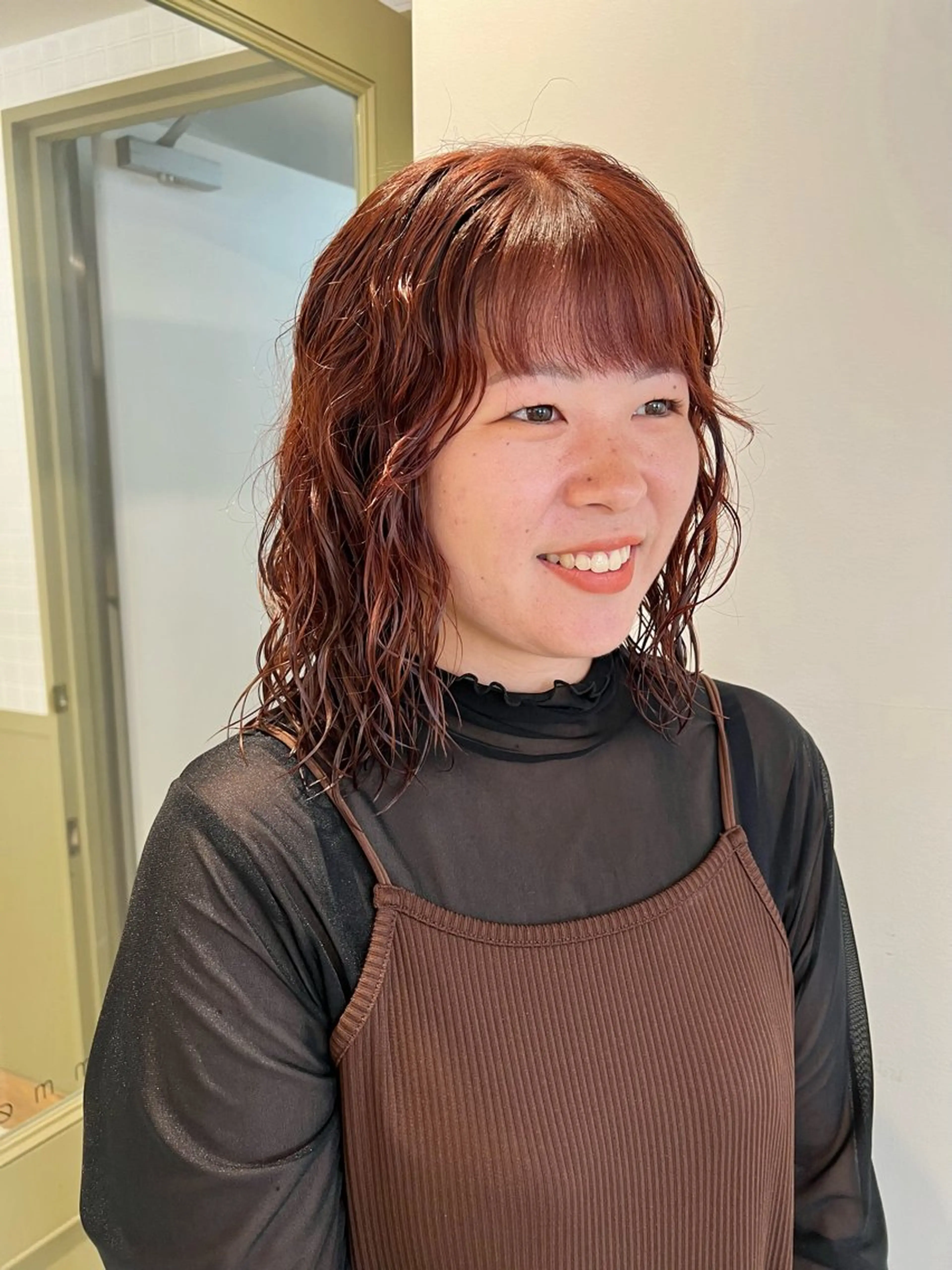 ミディアム パーマ メンズカット /パーマ🍀田畑玖音のヘアスタイル