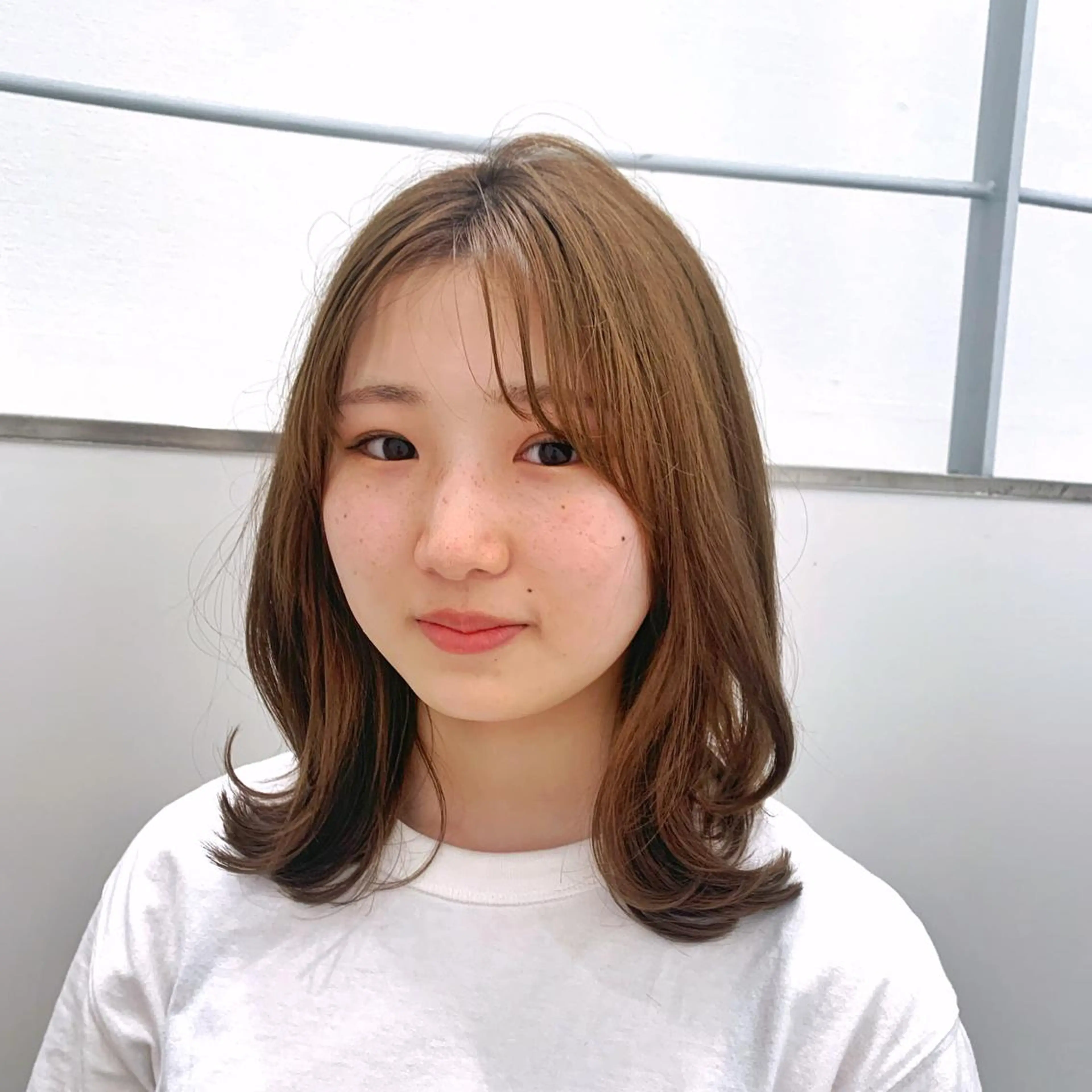 ミディアム aoi /パーマ /まるみショートのヘアスタイル