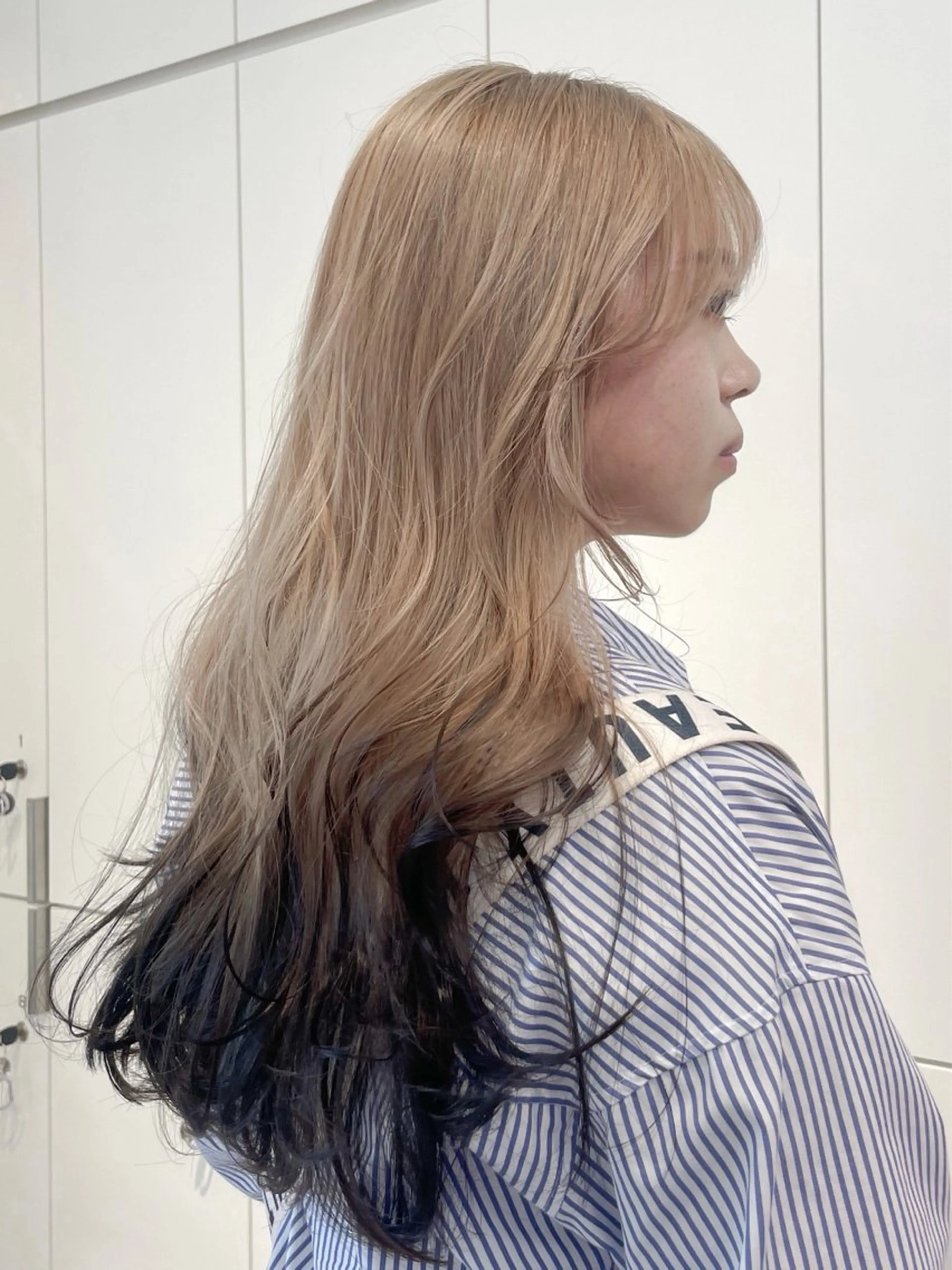 ロング カラー ブリーチ ケアブリーチ カット ヘアカラー トリートメント レイヤー/ブリーチ ♥️【木坂 桃歌】のヘアスタイル