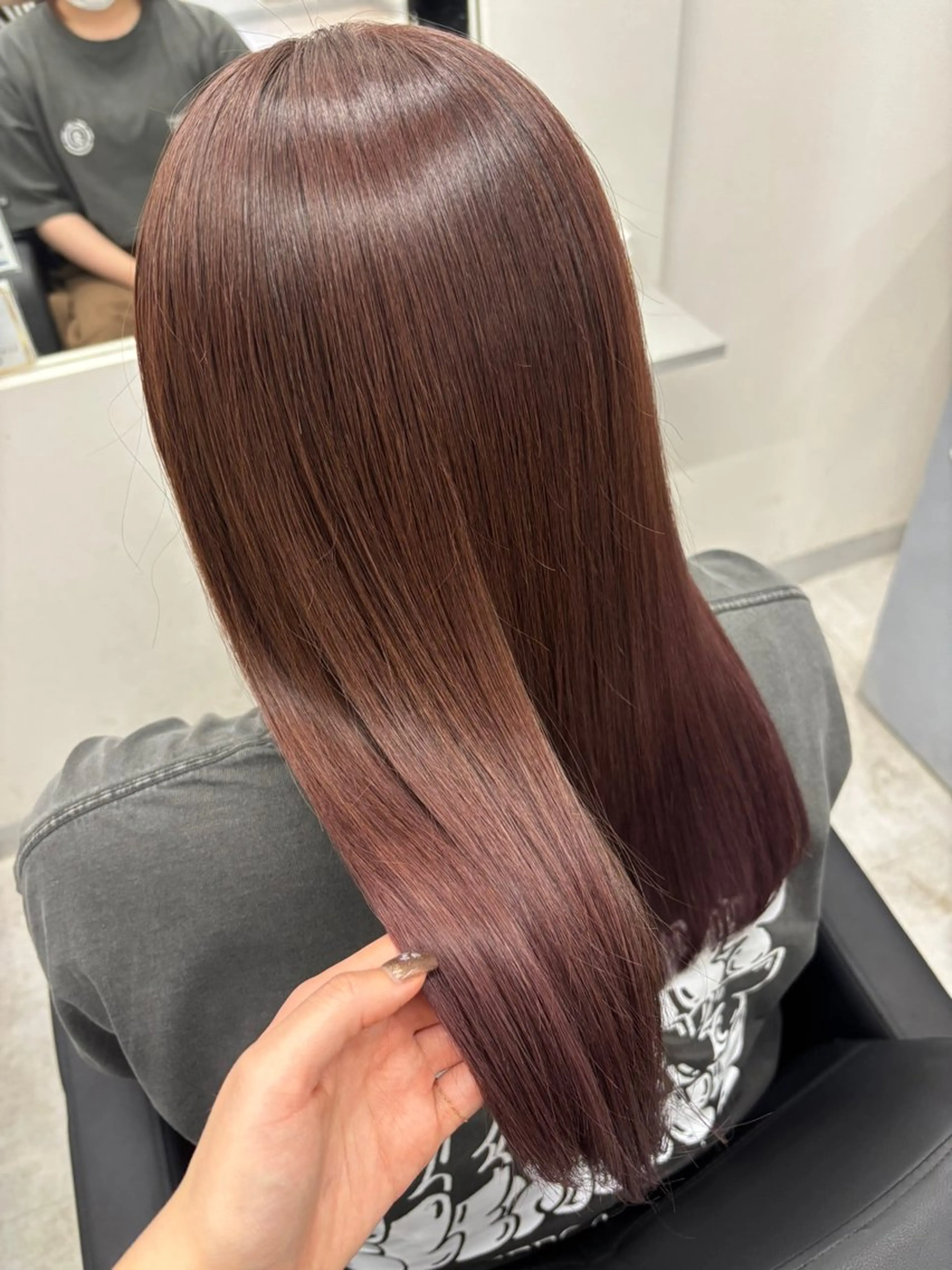 カラー 透明感♡くすみカラー shiori/小岩のヘアスタイル