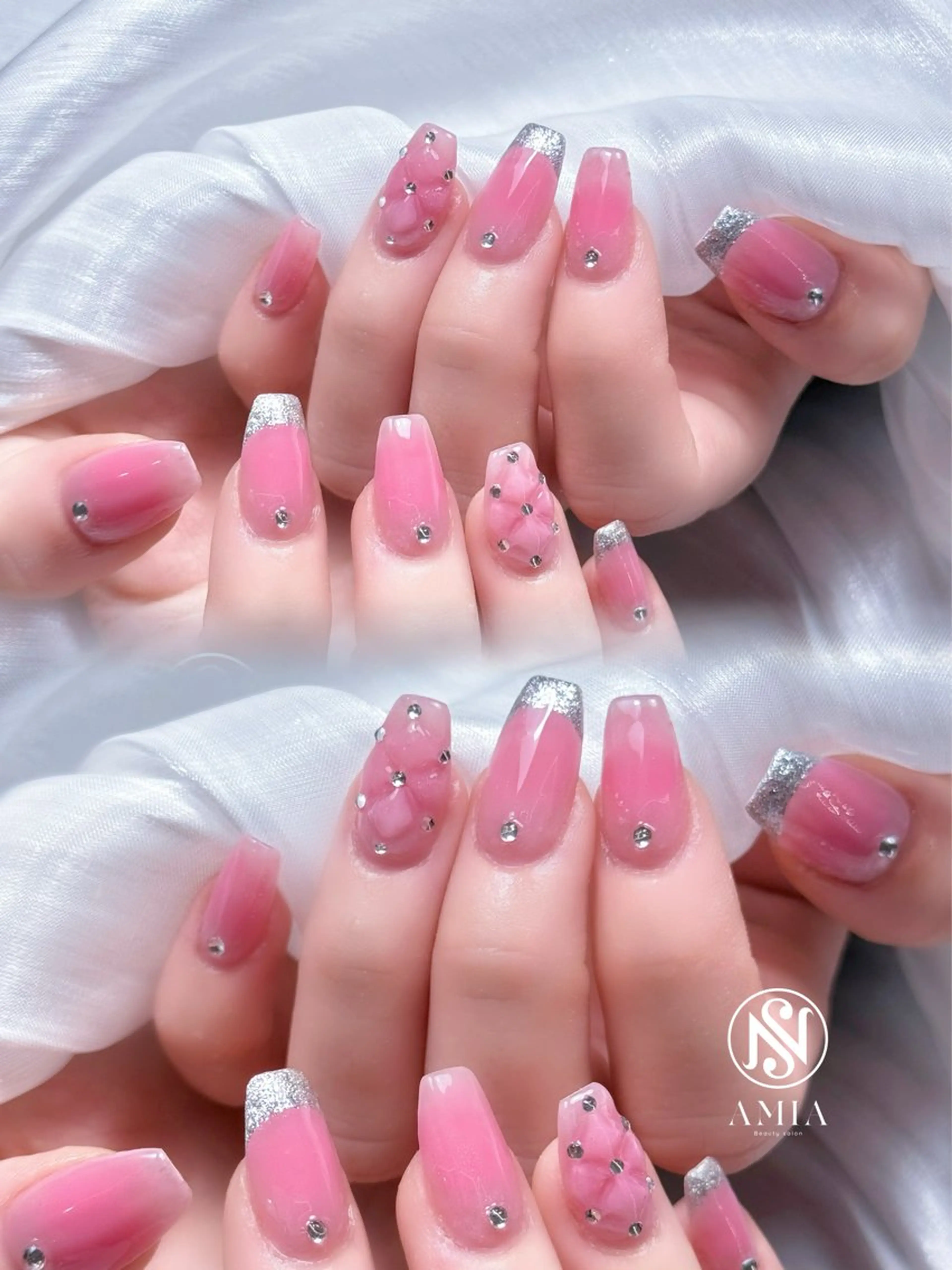 セミロング ハンドネイル AMIA BEAUTY SALON所属・🌟AMIA BEAUTY🌟のネイルデザイン