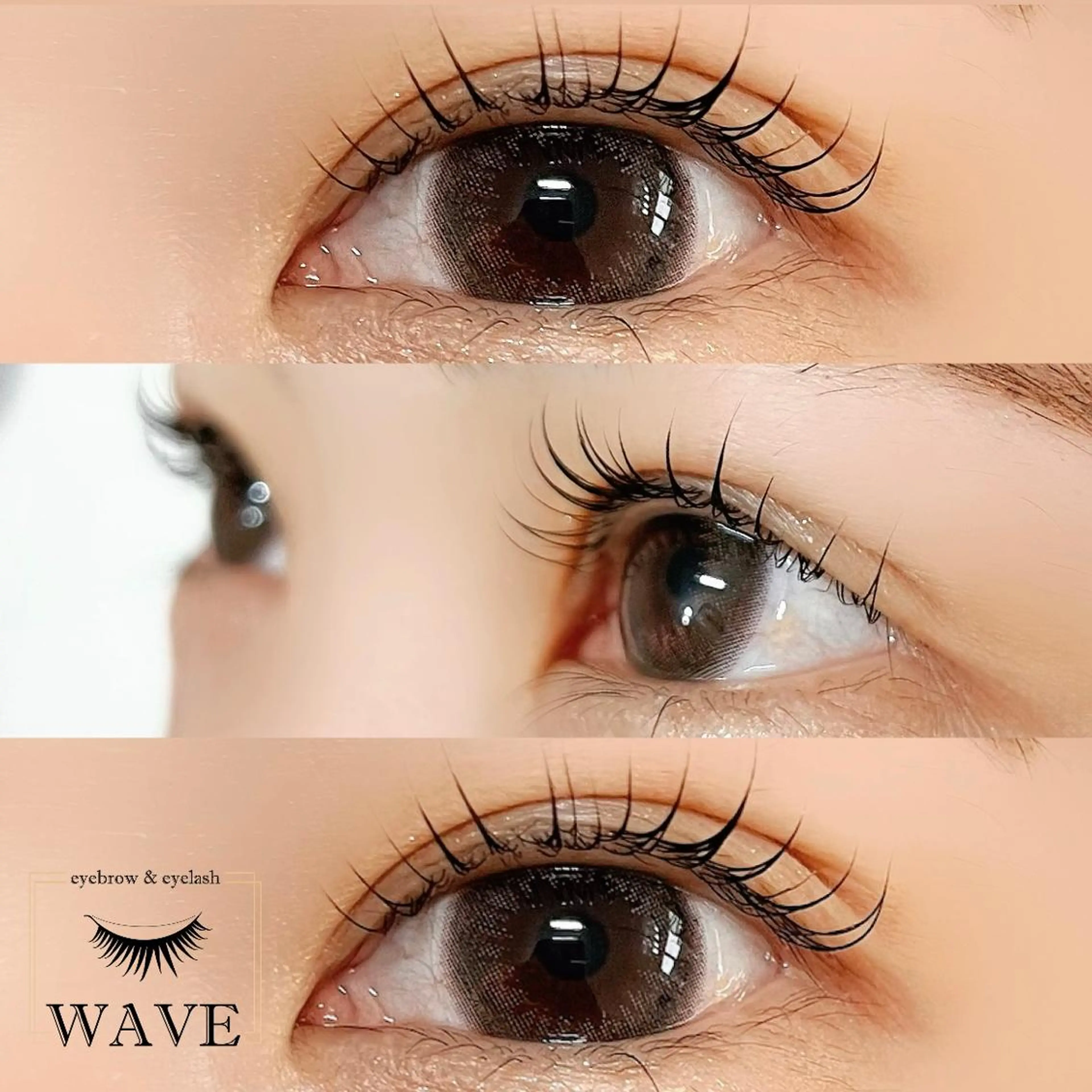 マツエク・マツパ 束感まつ毛 韓国風マツエク パリジェンヌラッシュリフト マツパ eyebrow & eyelash WAVE所属・brow&lash WAVEのマツエク・マツパデザイン