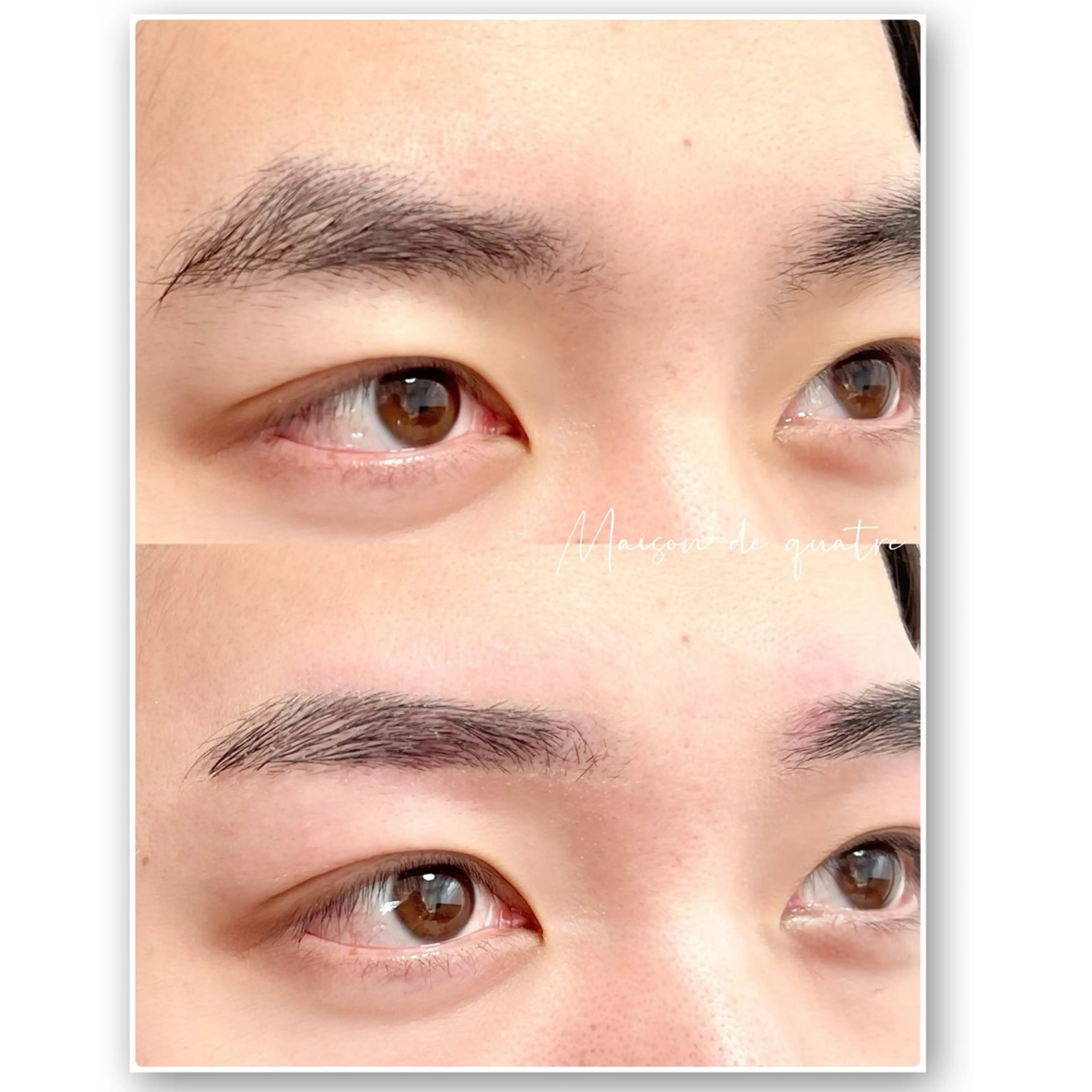 メンズ アイブロウ ワックス脱毛 眉カット その他(アイブロウ) Maison de quatre大宮店のマツエク・マツパデザイン