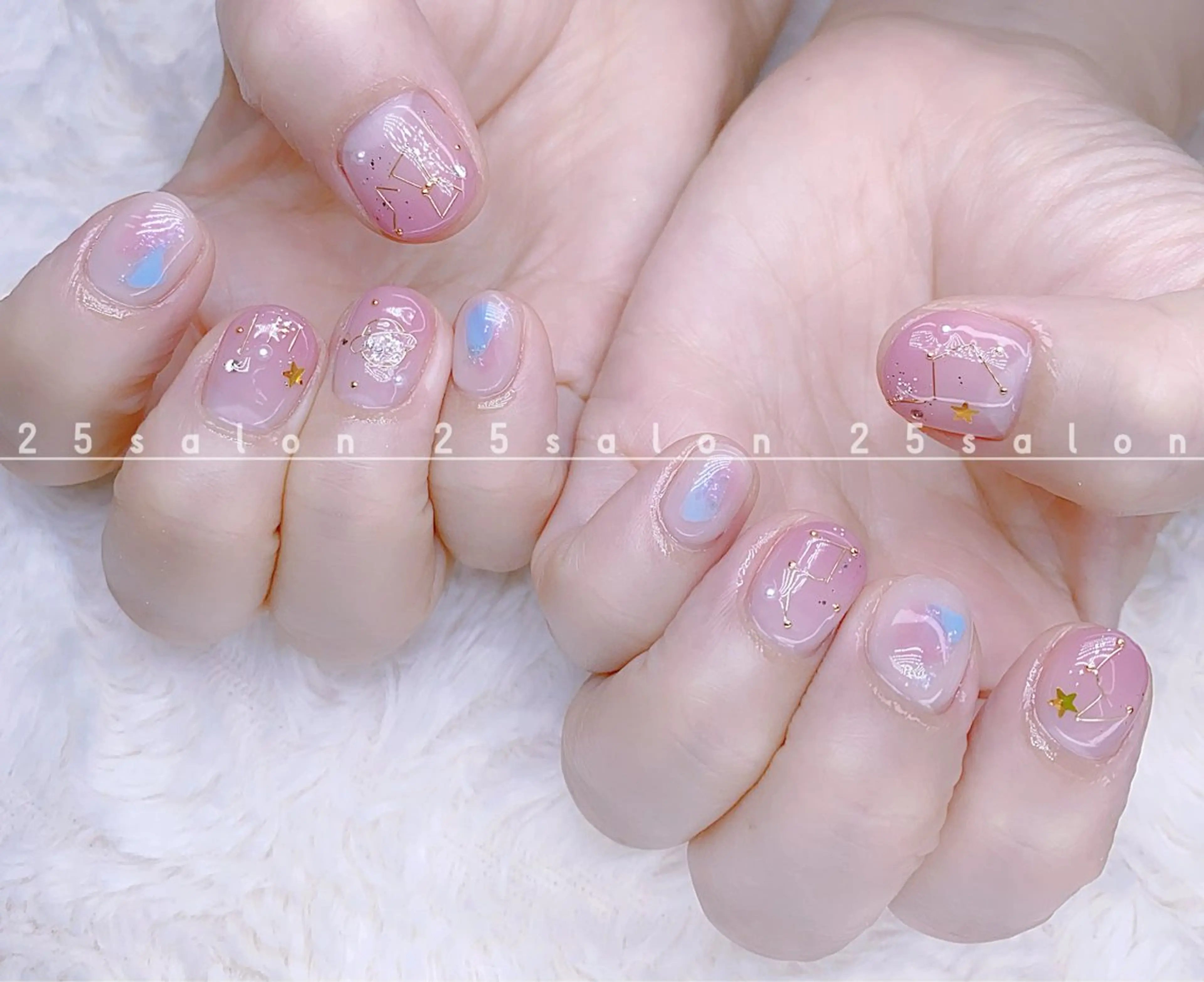 ネイル ジェルネイル 韓国ネイル ニュアンスネイル パラジェル ワンホンネイル 2 5のマツエク・マツパデザイン