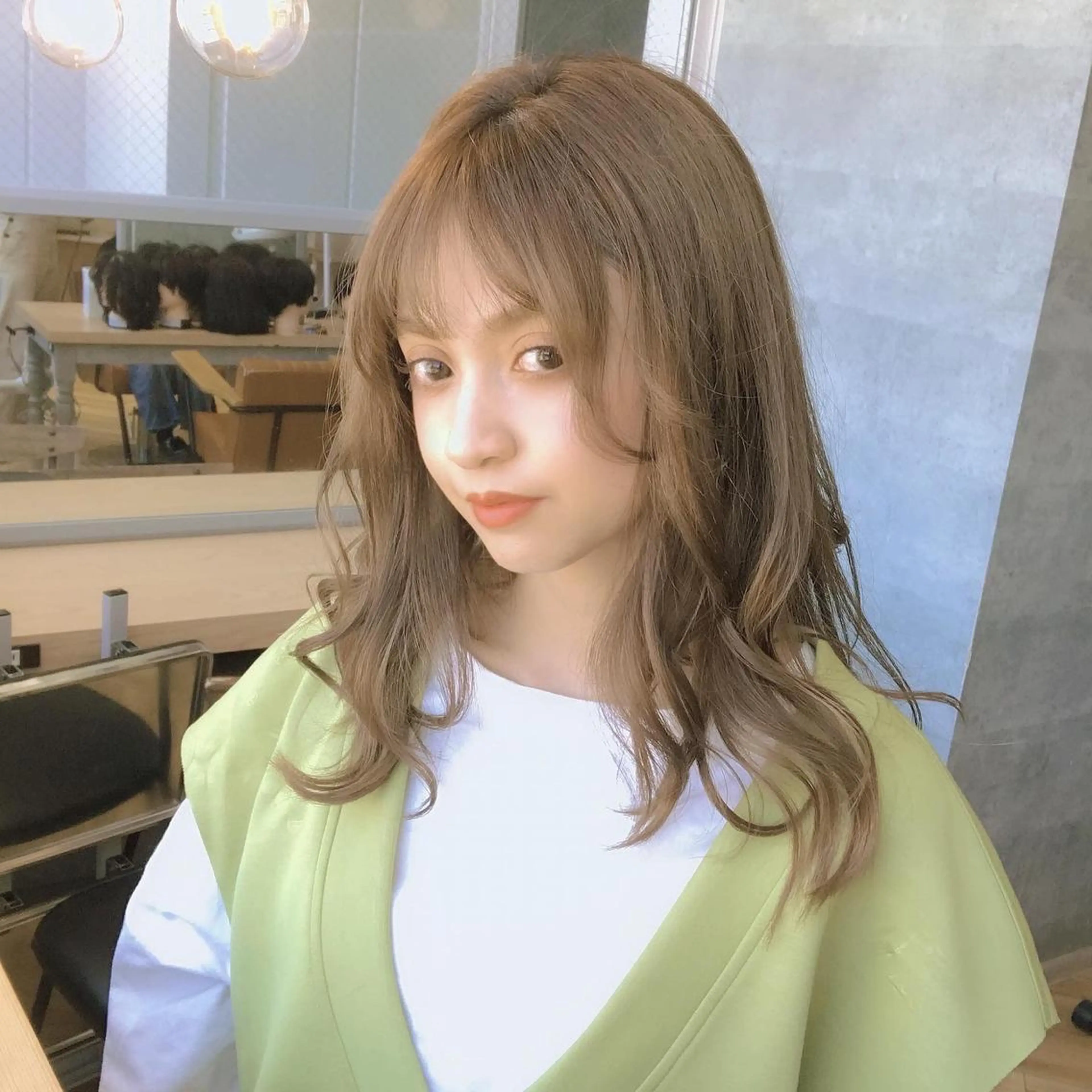 セミロング ヘアカラー トリートメント 佐藤優太朗 似合わせ/髪質改善のヘアスタイル