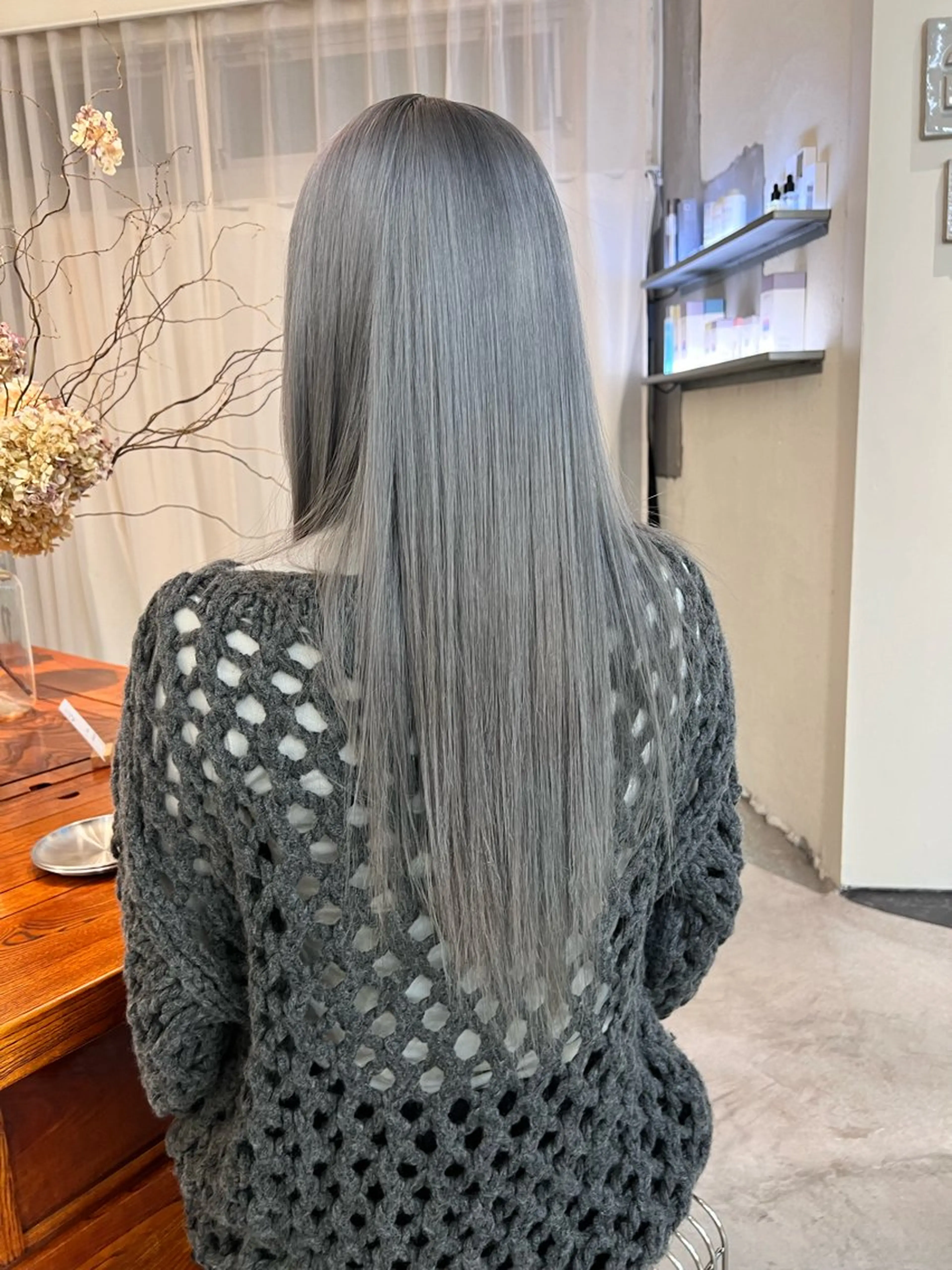 ロング カラー ヘアカラー haco＋所属・圧倒的デザイン力 店長🎨RENAのヘアスタイル