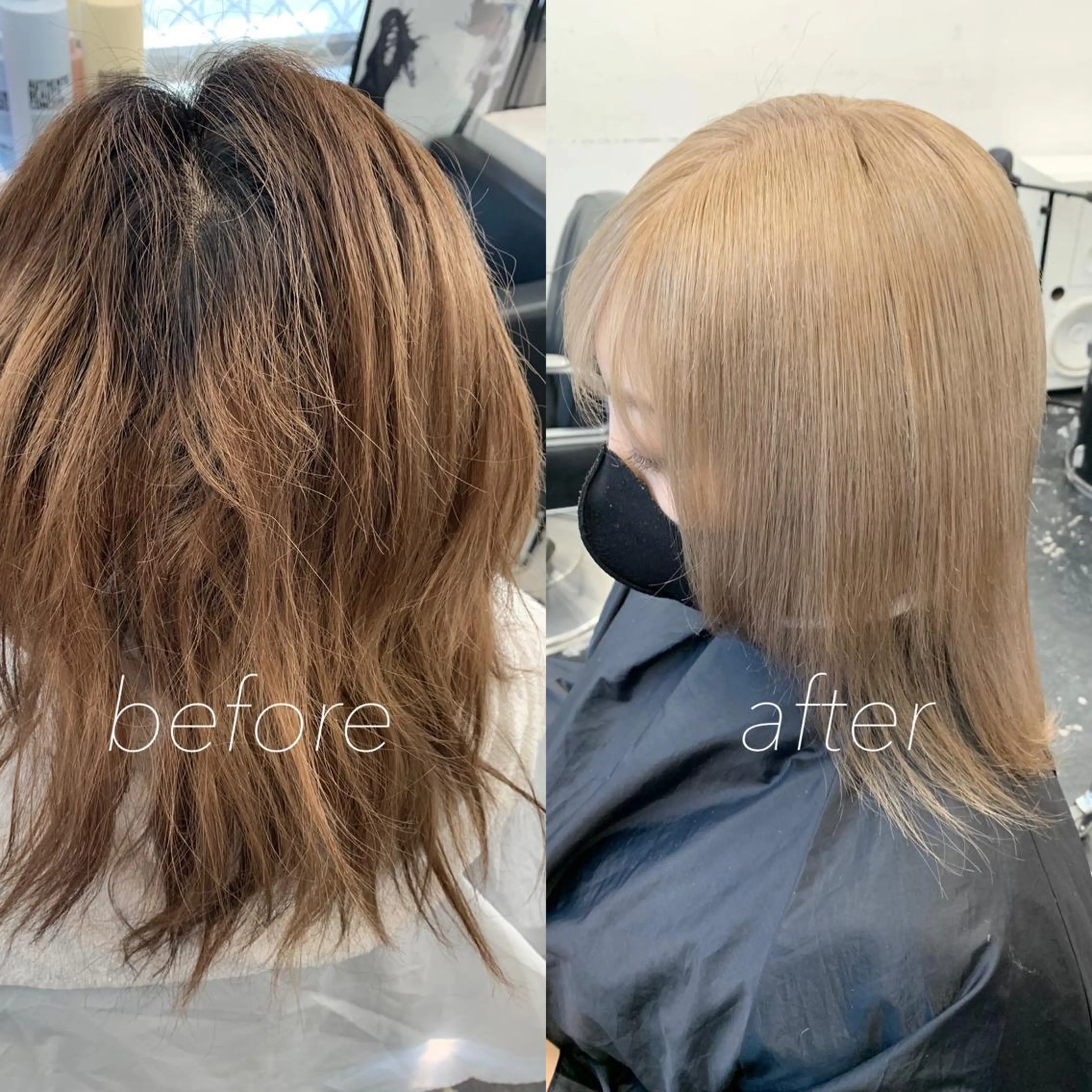 ミディアム カラー レイヤーカット/艶髪 ✨💭KIRARIのヘアスタイル