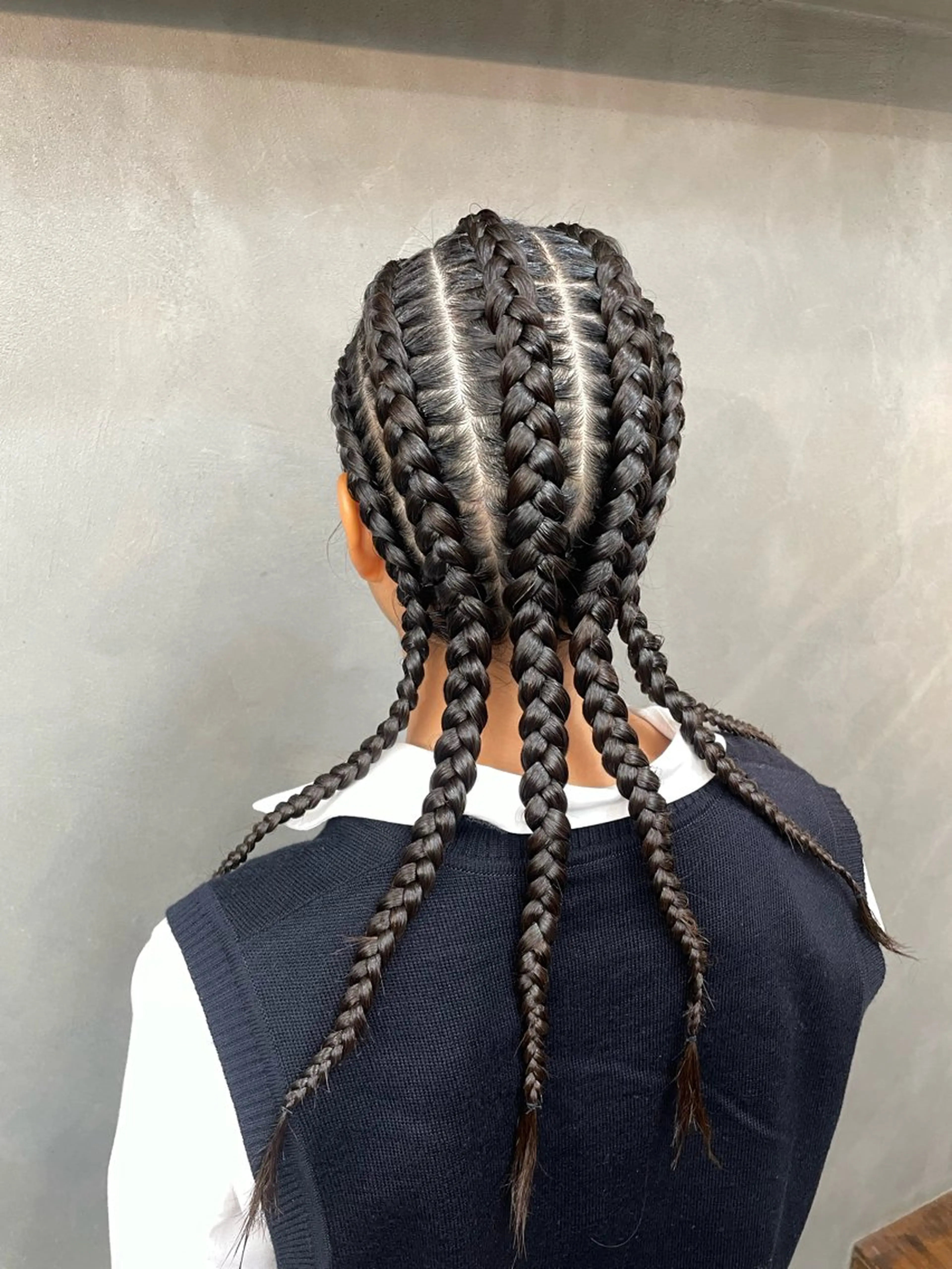 ロング ヘアアレンジ エクステ/コーンロウ KURUMI⛓️🔥のヘアスタイル