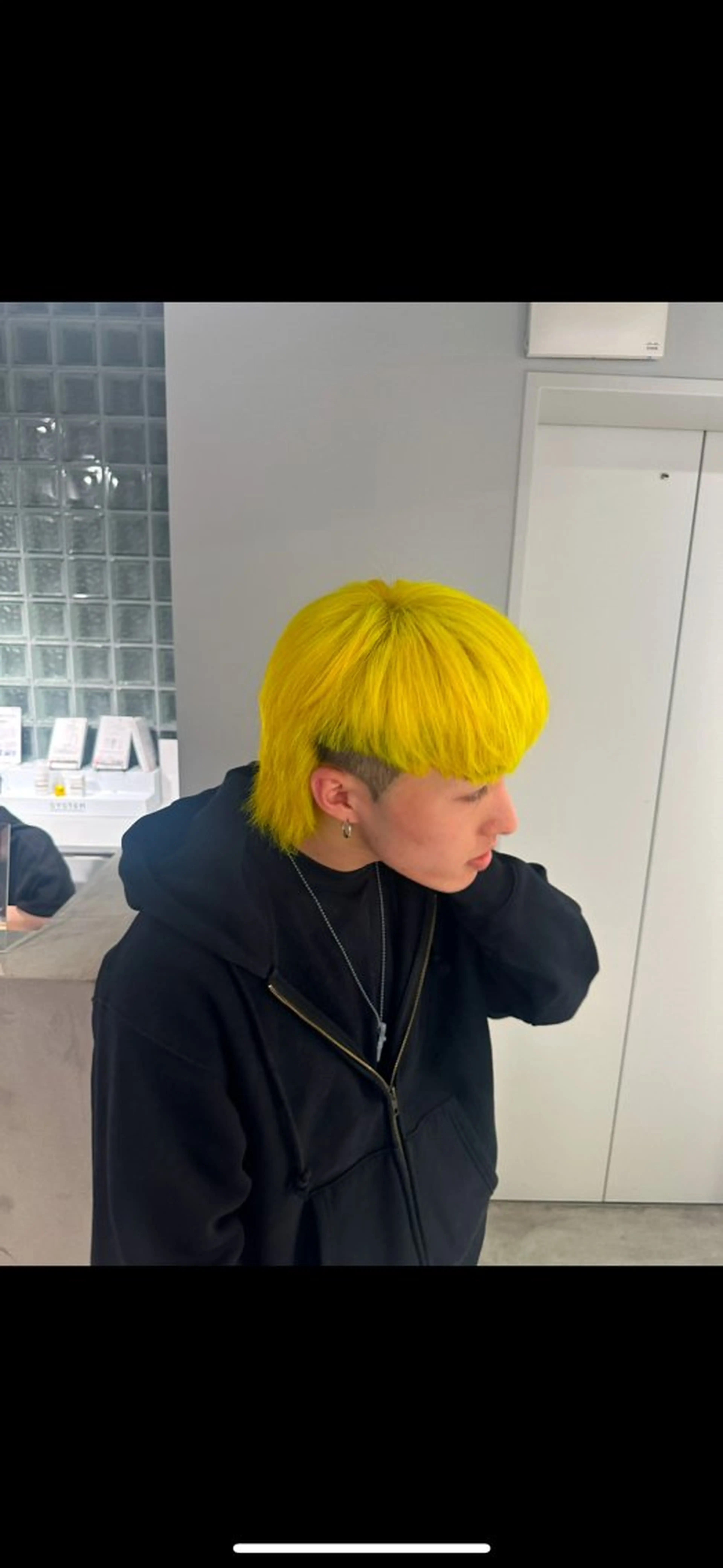 カラー メンズ メンズブリーチ ブリーチ 縮毛矯正/艶カラー /髪質改善/なんばのヘアスタイル