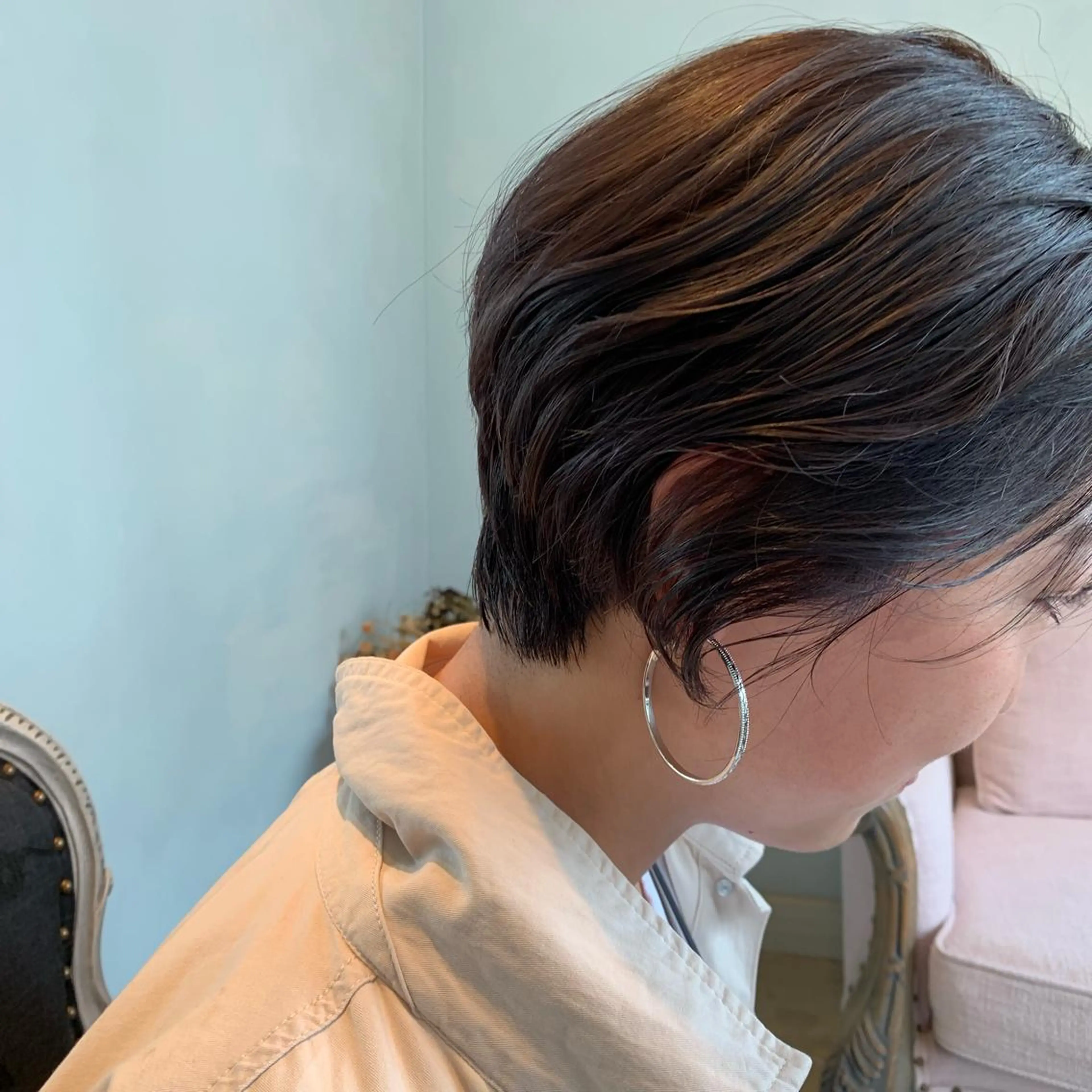 ショート カラー カット ヘアカラー SAKINO. ベージュカラーのヘアスタイル