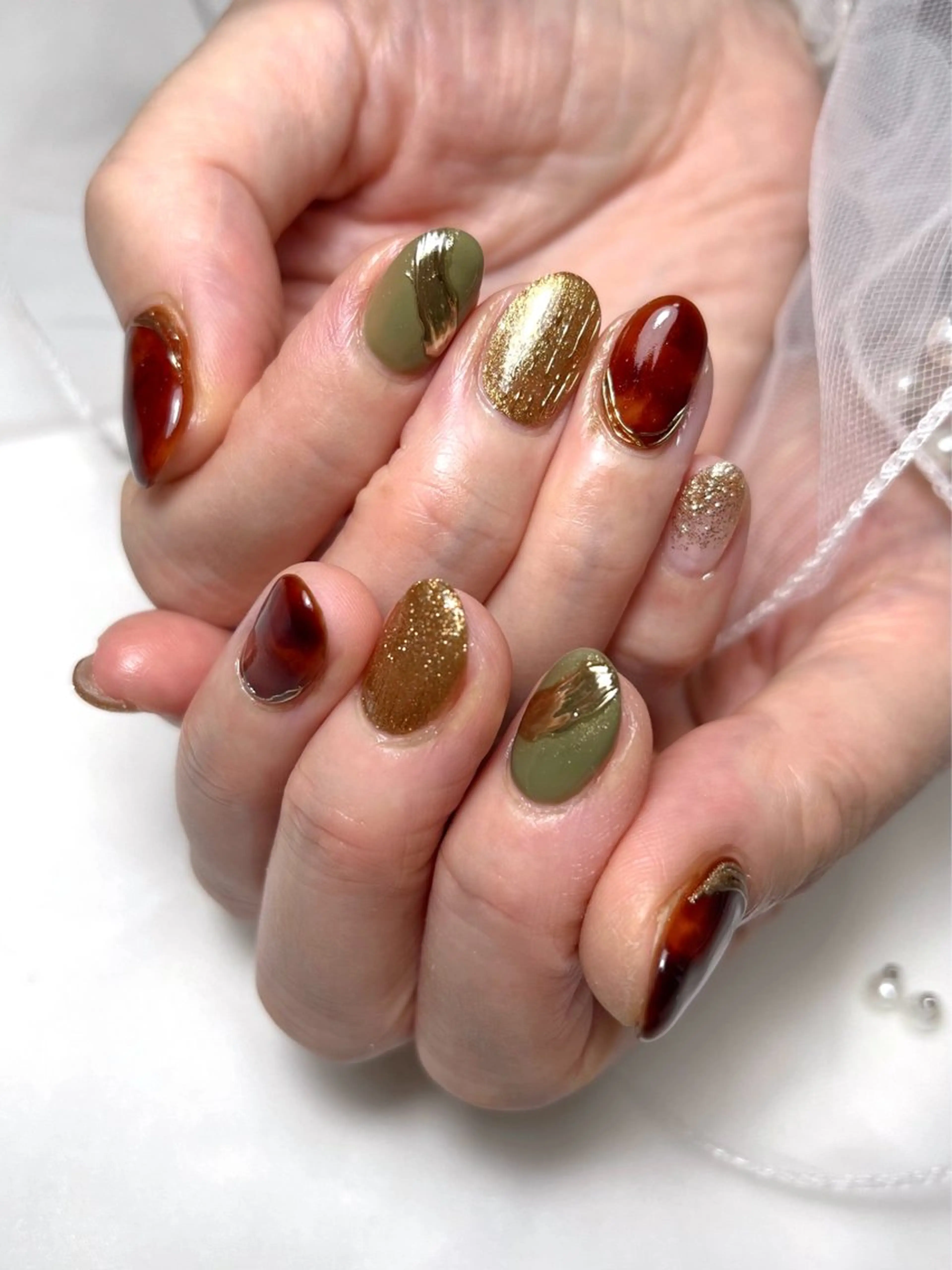 ネイル アニマル柄 ハンドネイル Salon_ a.nailのネイルデザイン