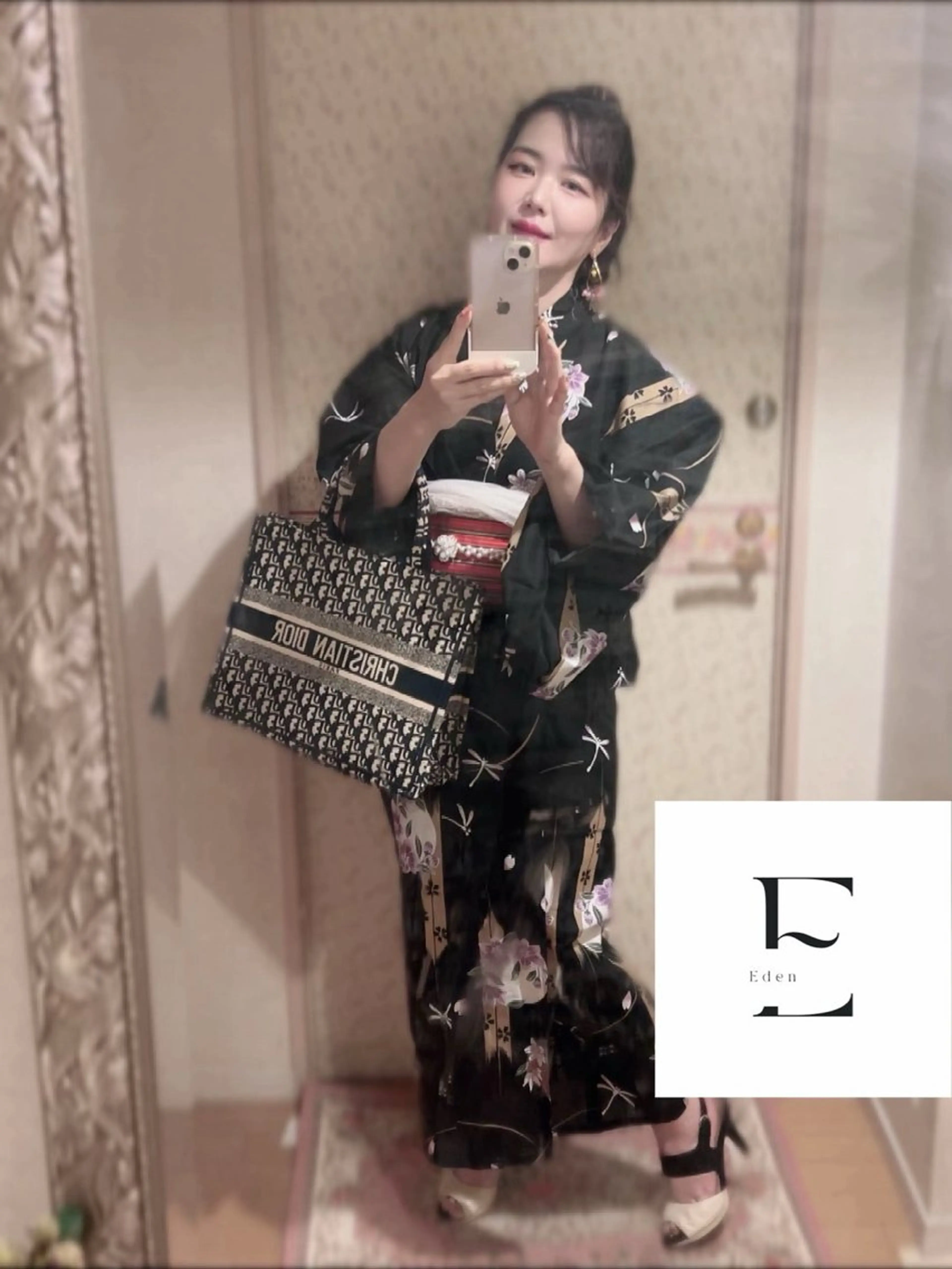 ヘアアレンジ 髪飾り 浴衣 近藤 麻子のヘアスタイル
