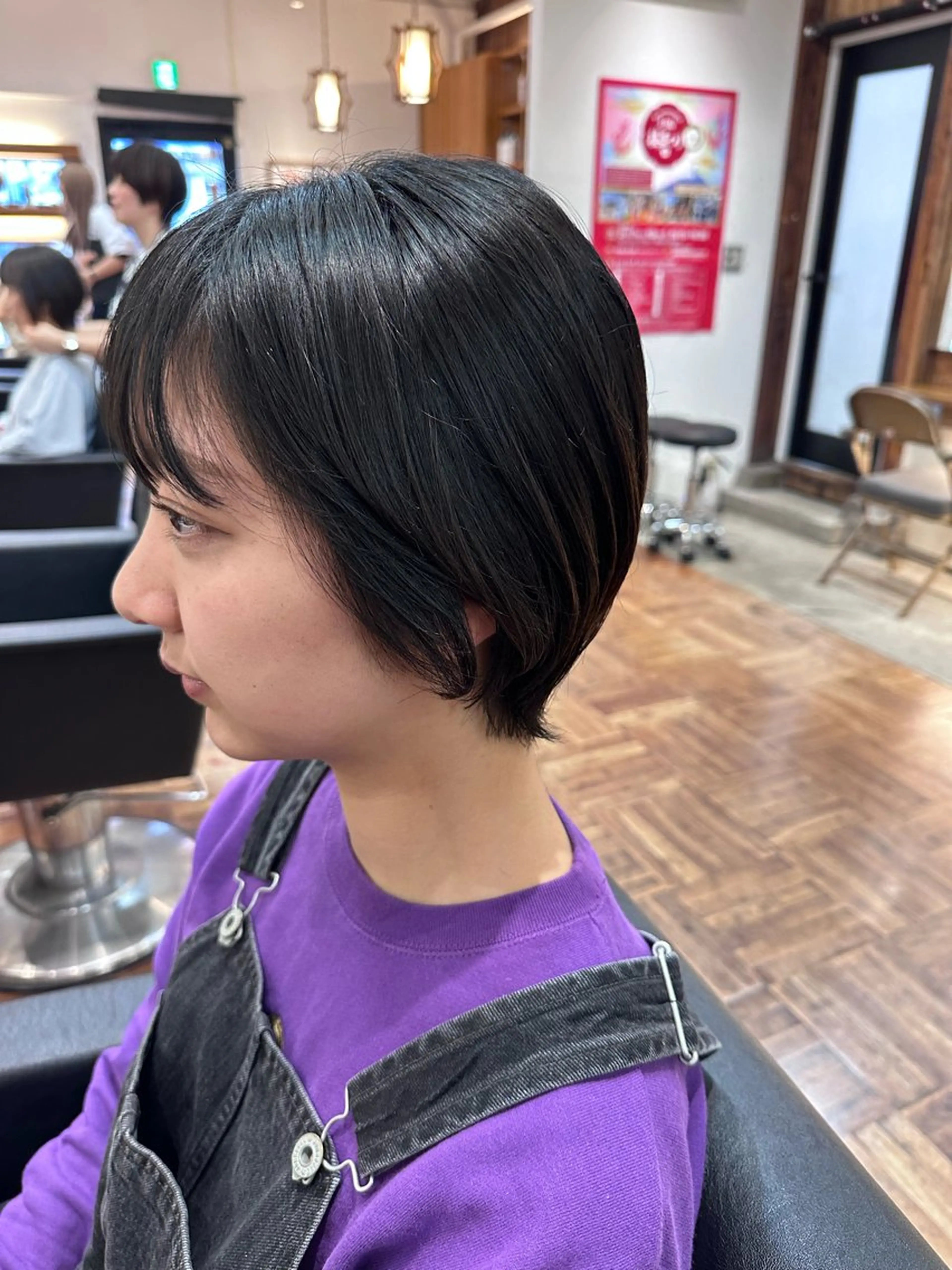 ショート 顔周りカット レイヤーカット カット トリートメント Flor 上大岡 🌱山本一葉🌱のヘアスタイル
