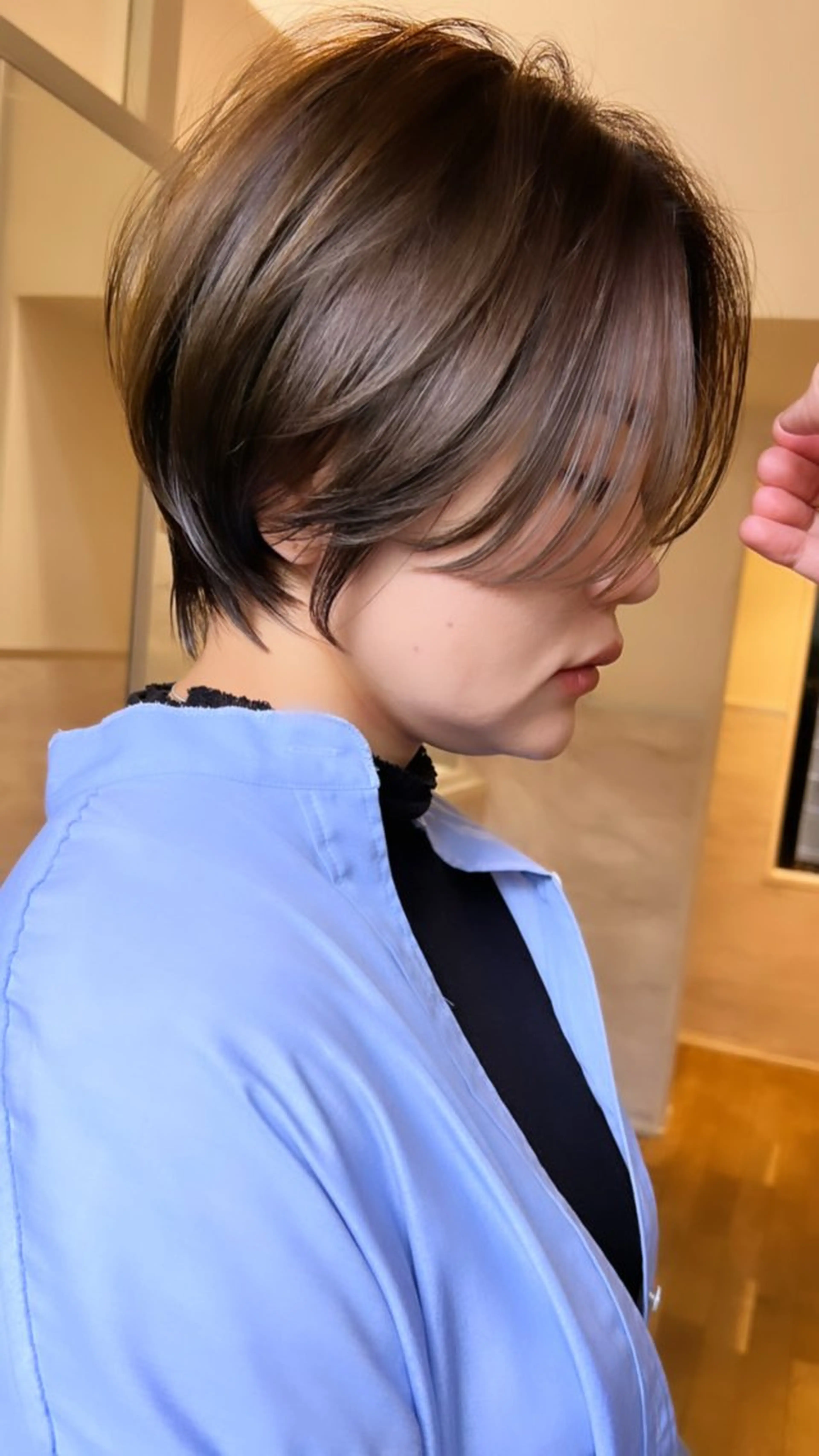 カット➕透明感カラー➕髪質改善トリートメントの写真