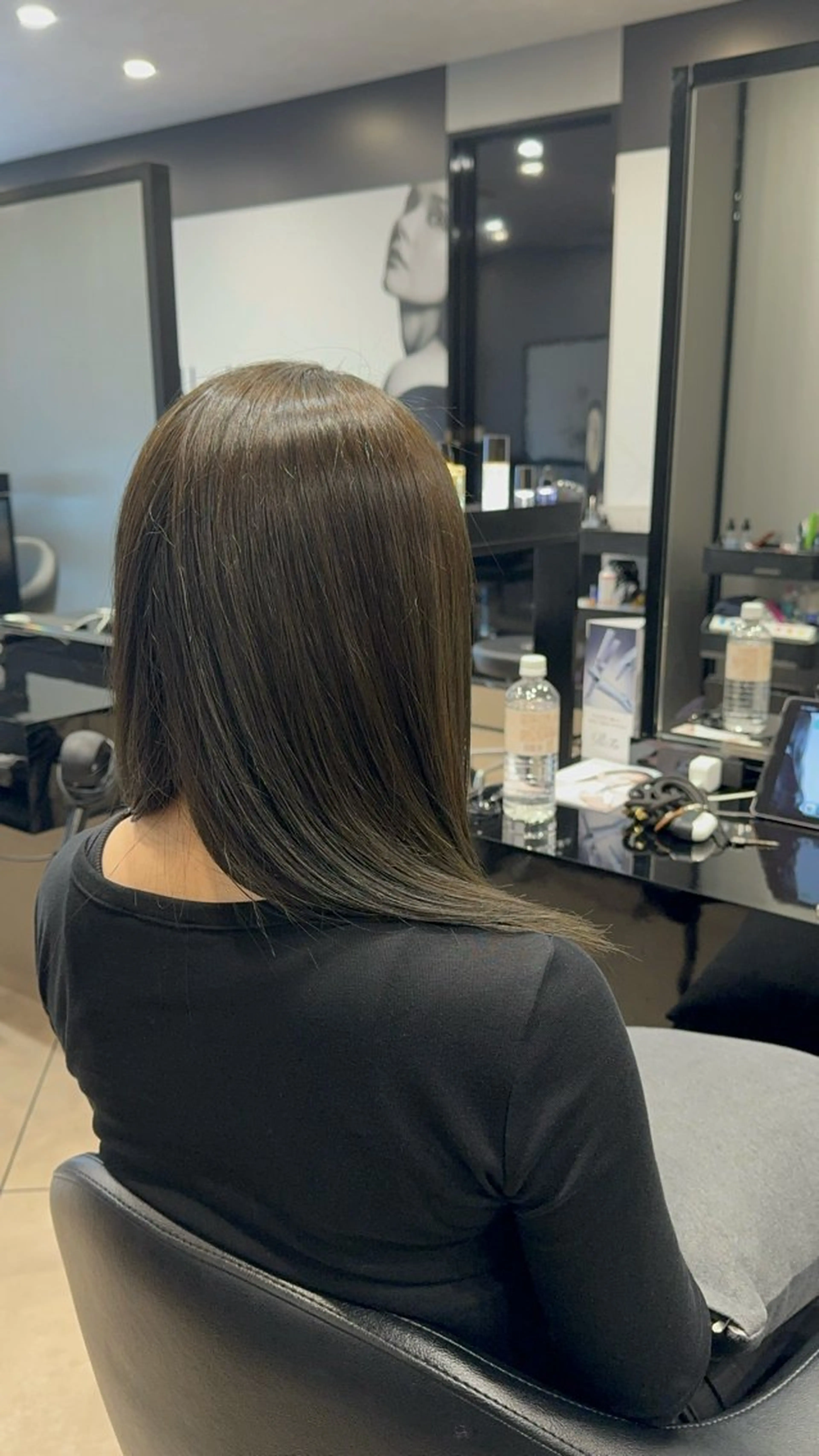 ロング カラー 池田 龍生のヘアスタイル