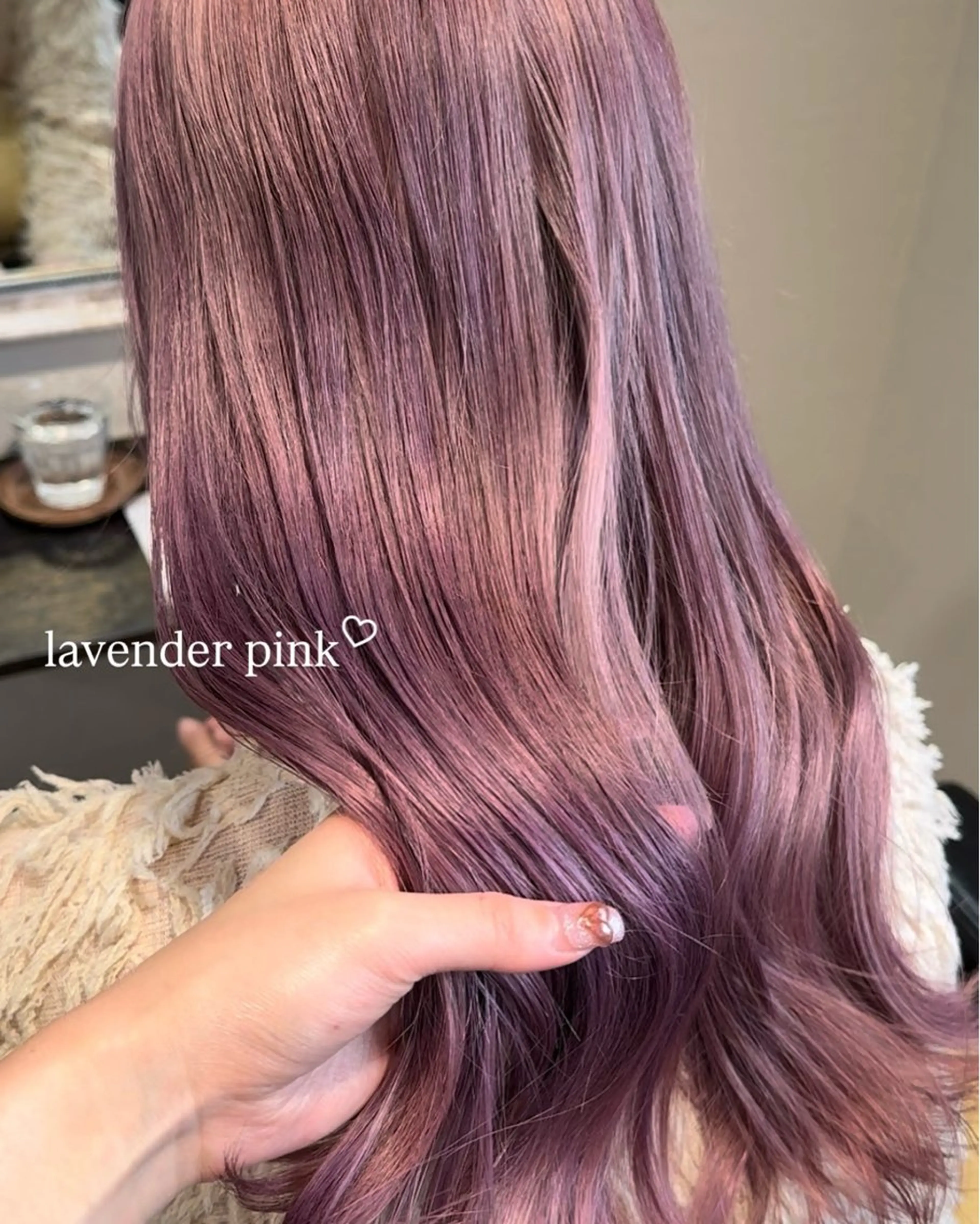 ♡🌷4月限定🌷♡ 〖ブリーチ(リタッチ)➕オンカラー〗 ¥7900の写真