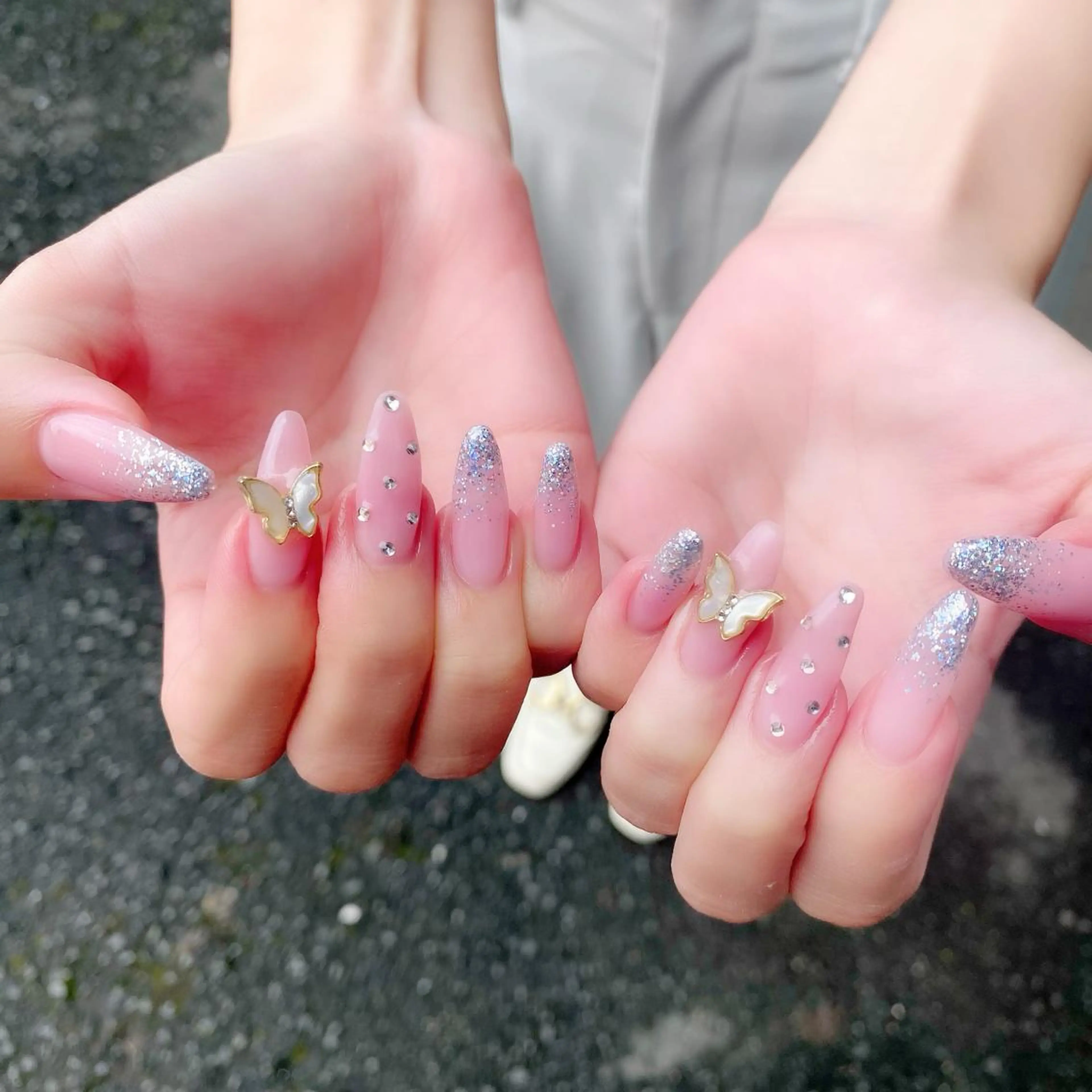 ネイル ジェルネイル ロングネイル パラジェル Salon Ｋのネイルデザイン