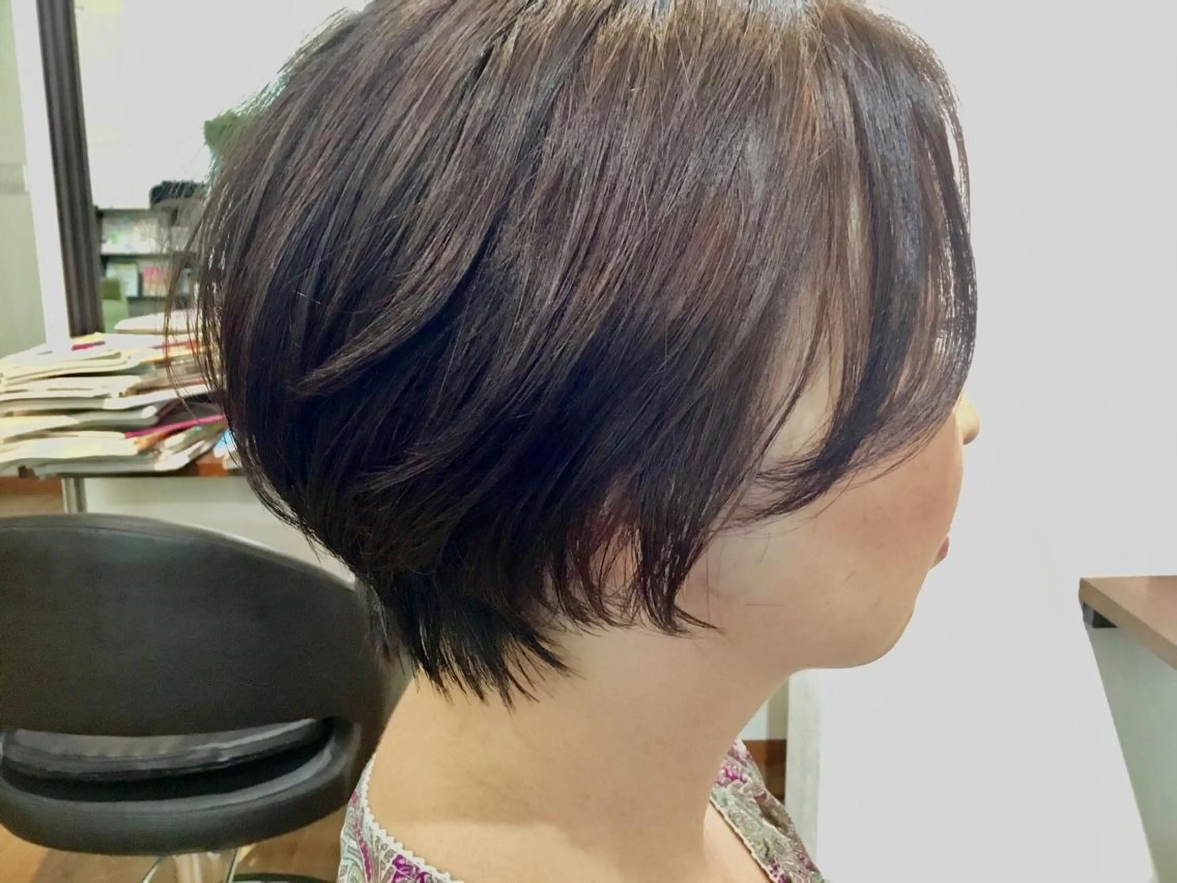 ショート デザインカット Albright所属・レイヤーカット/縮 毛矯正/のヘアスタイル