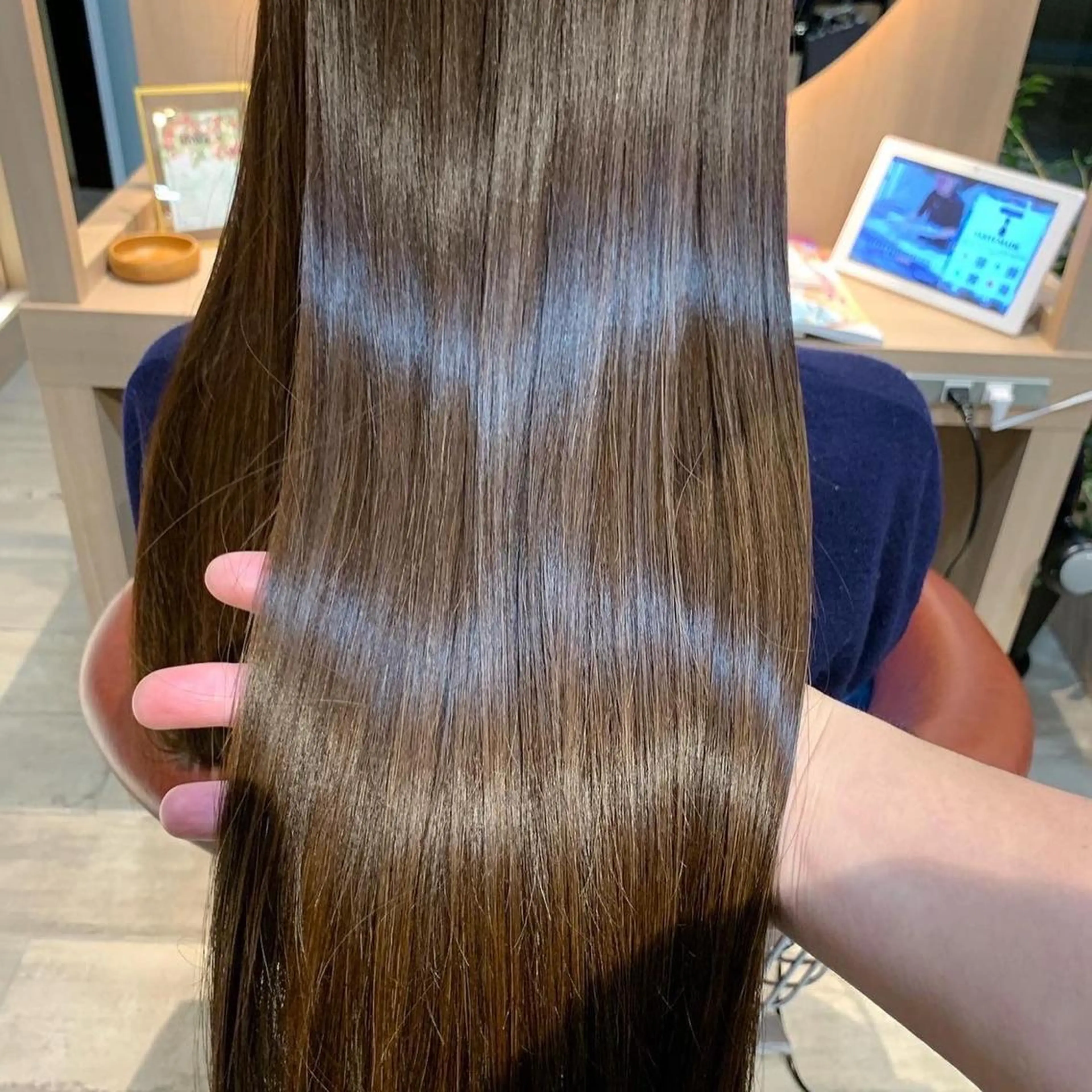 特別価格❣️【髪質改善】さらツヤ縮毛矯正✨＋マイクロバブル🫧⭐️の写真