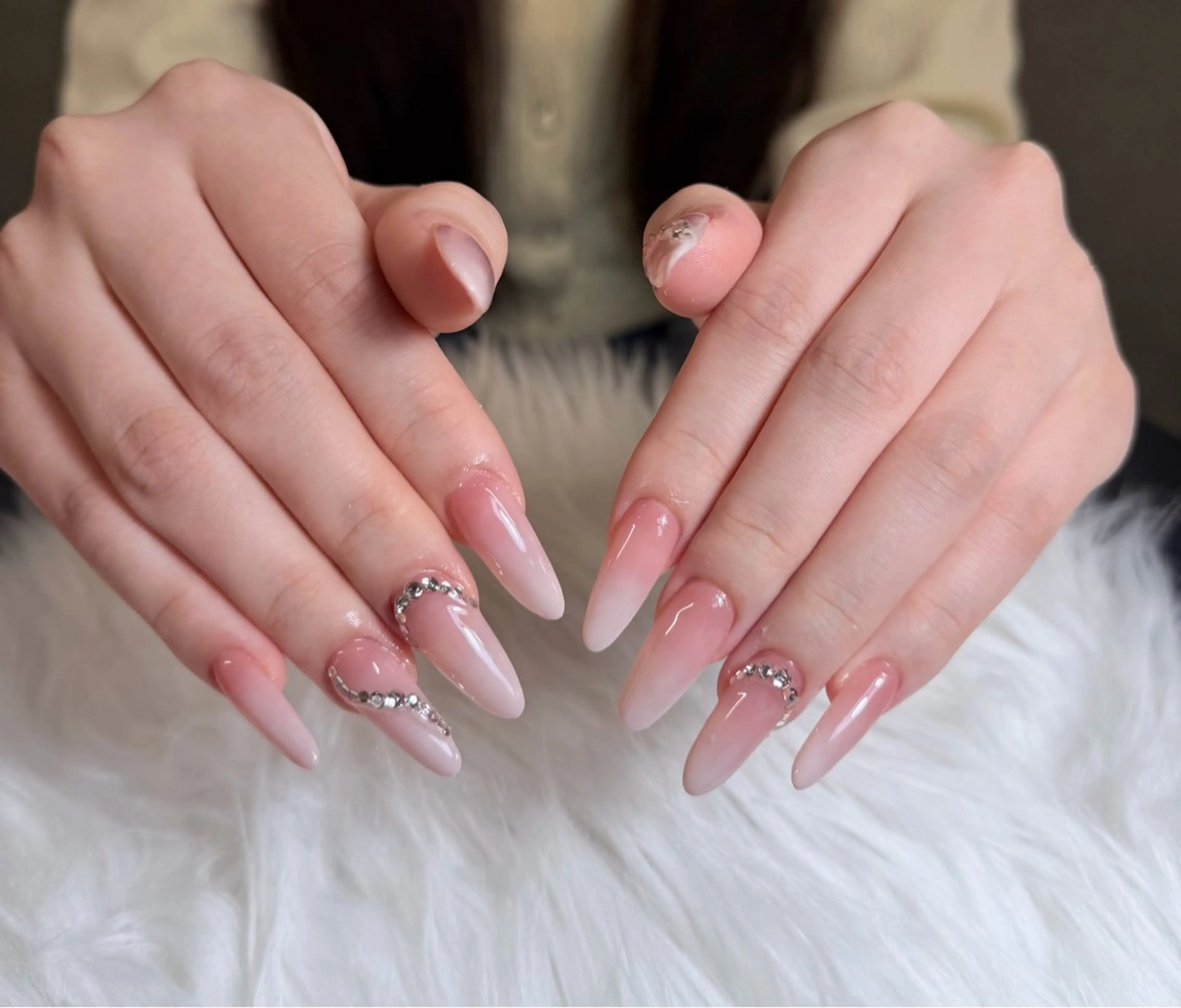 ネイル チークネイル フットネイル フレンチネイル グラデーション 韓国ネイル Yuki nail staffのネイルデザイン