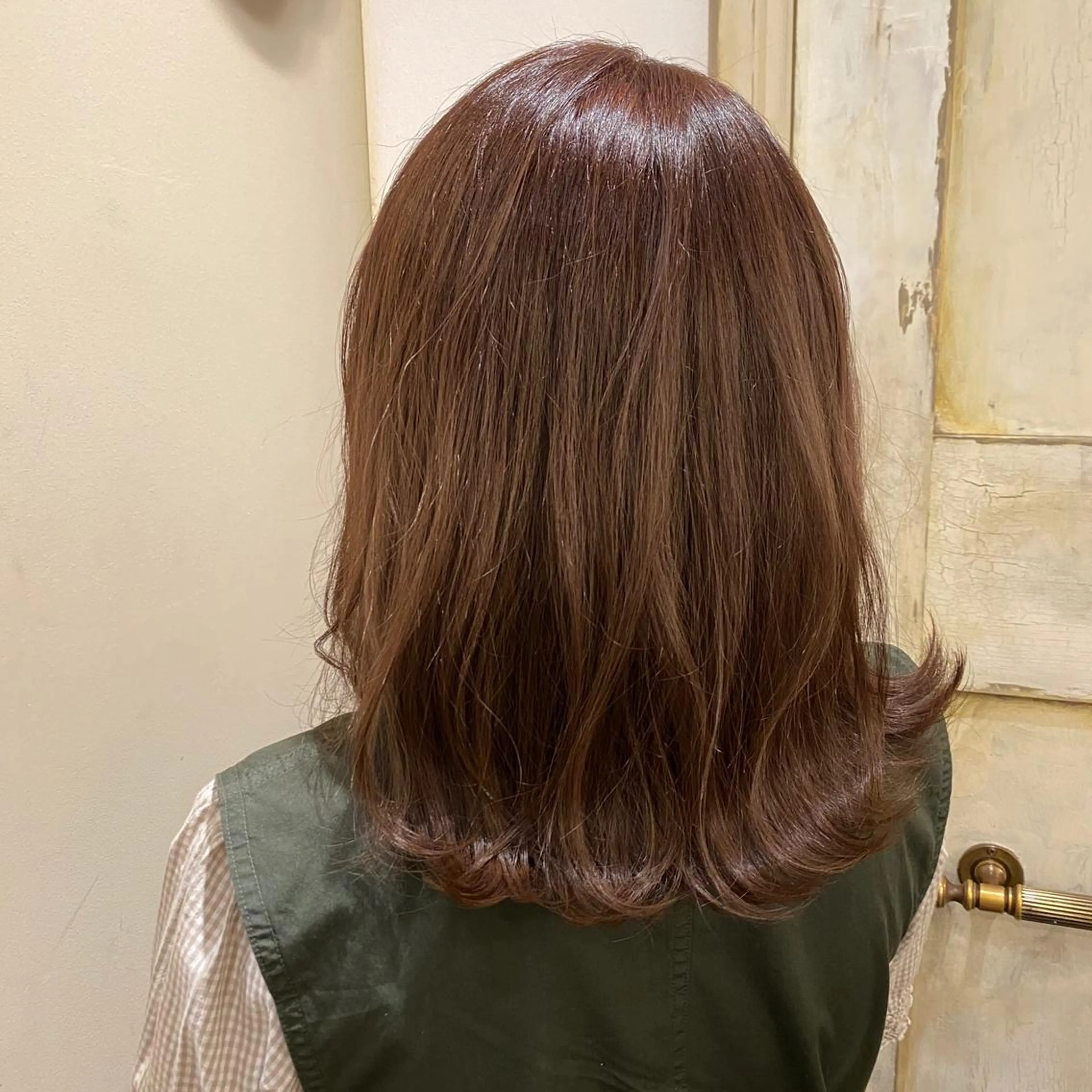 ミディアム カラー 滝口 江梨🔅のヘアスタイル