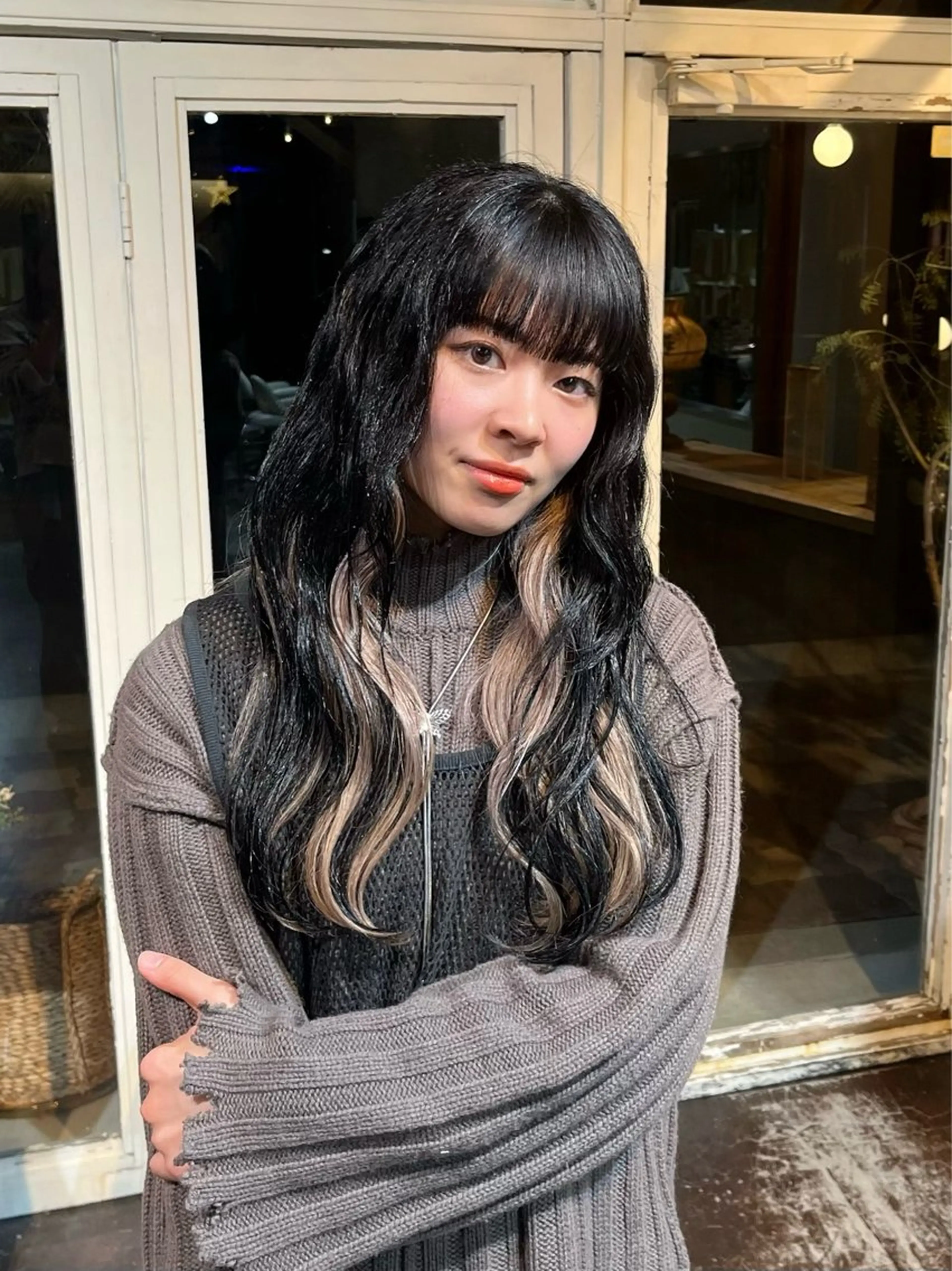 ロング カラー Junmi/ﾁｶｼﾂ /堀江のヘアスタイル