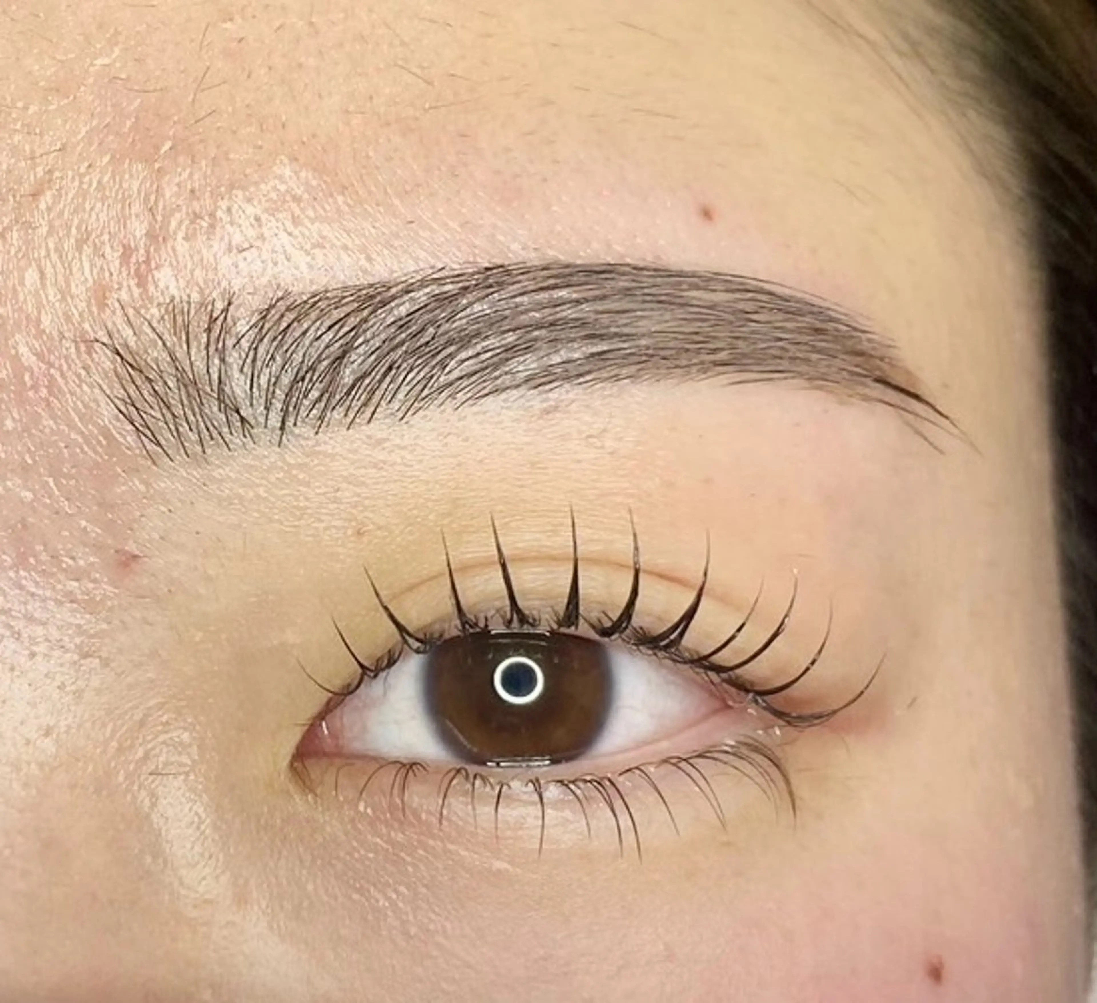 マツエク・マツパ 下まつげエクステ 一重×まつ毛パーマ Heileebrow 吉田のマツエク・マツパデザイン